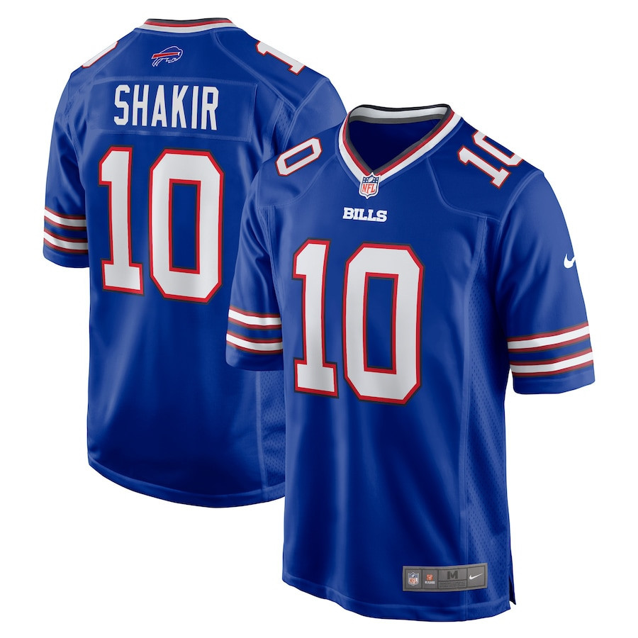 Khalil Shakir 10 Buffalo Bills Men Game Jersey - Royal