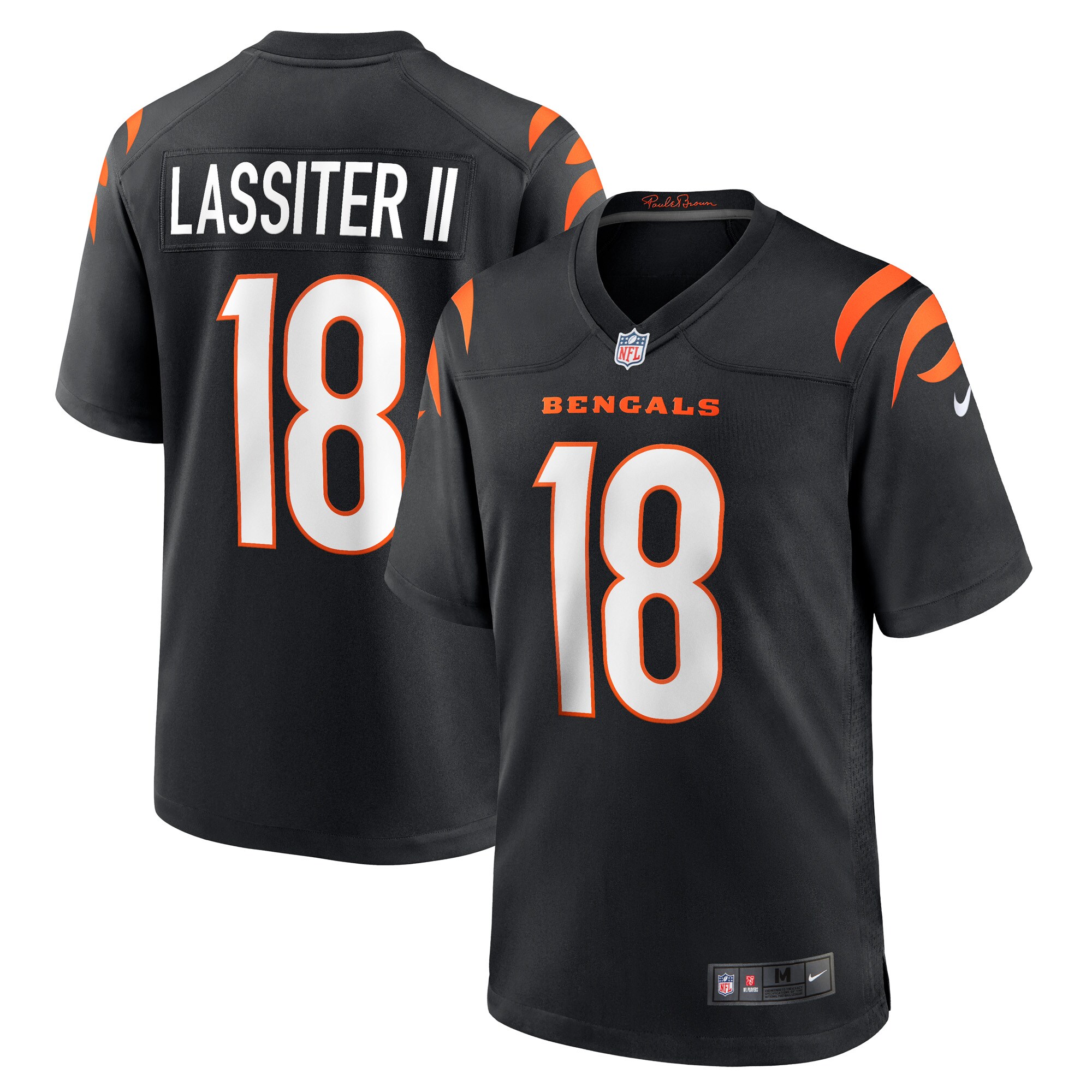 Kwamie Lassiter II Cincinnati Bengals Game Player Jersey - Black