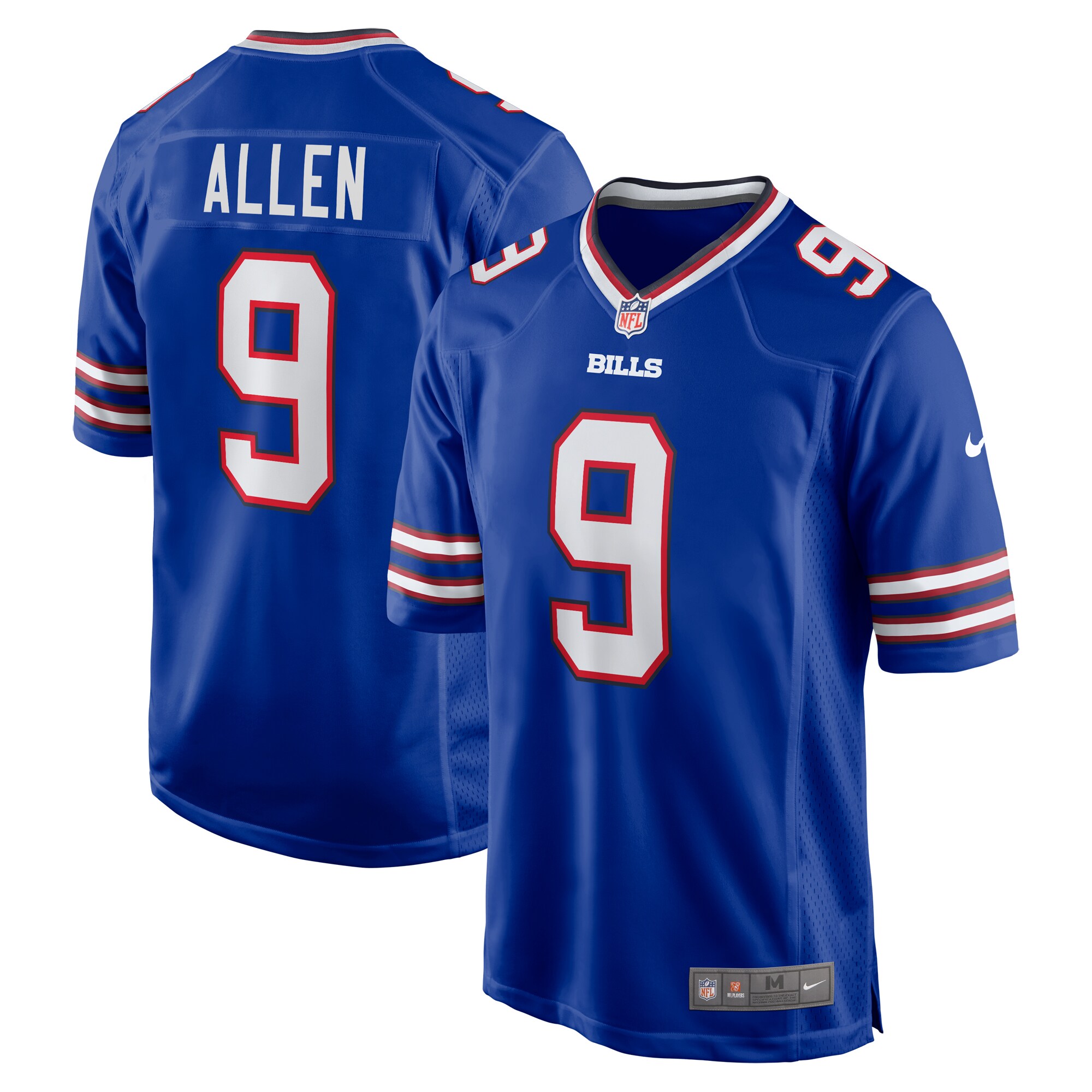 Kyle Allen Buffalo Bills Game Player Jersey - Royal