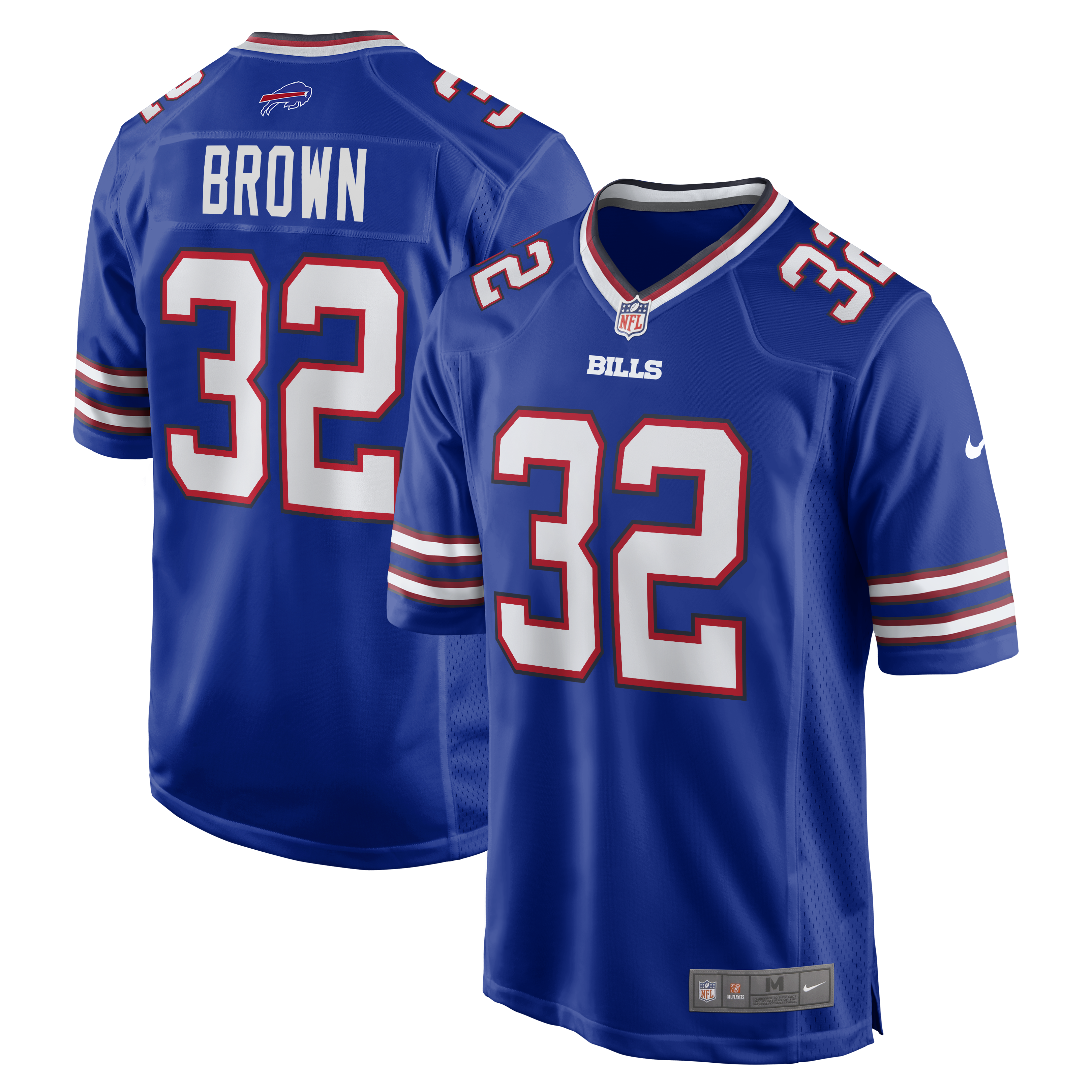 Kyron Brown Buffalo Bills Game Jersey - Royal