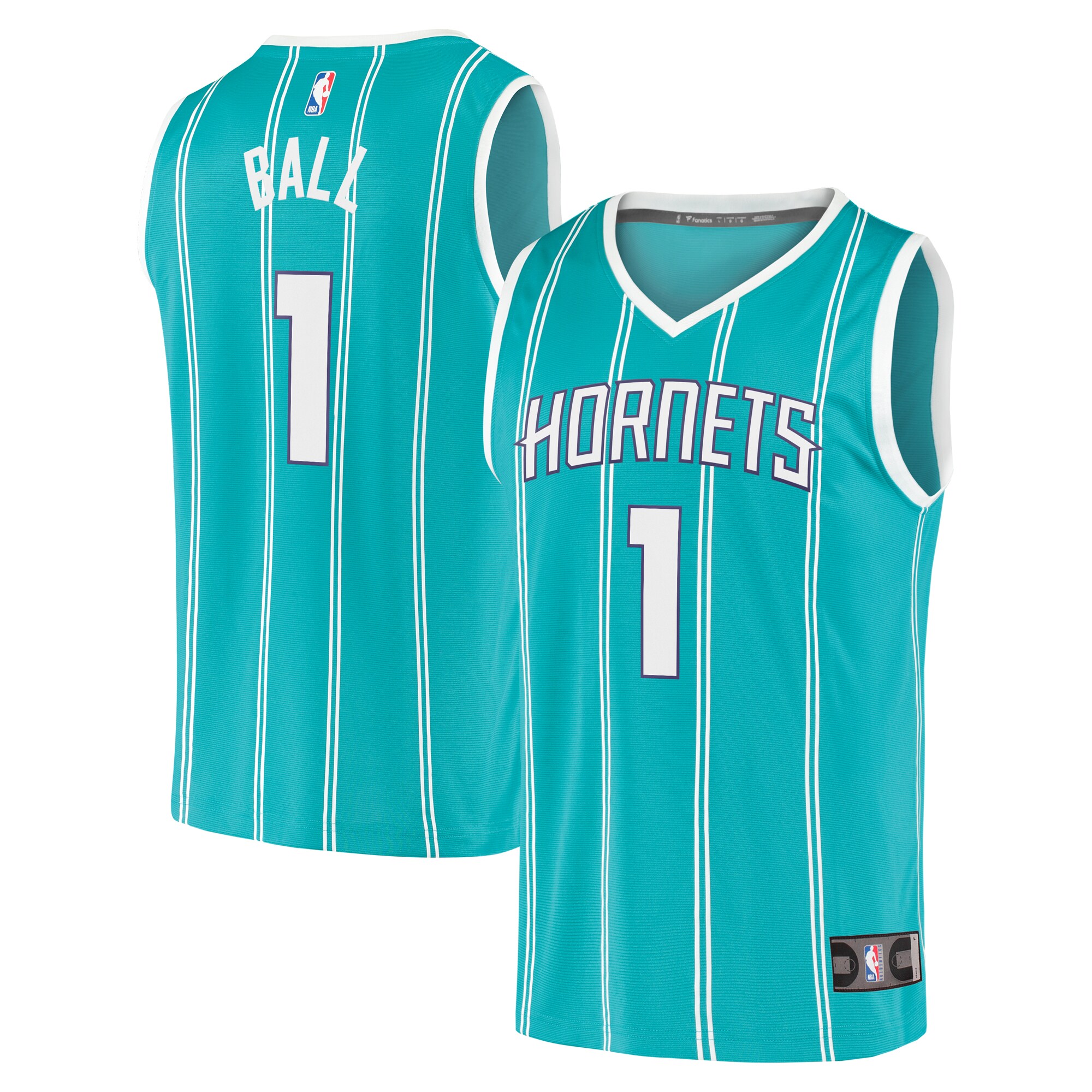 LaMelo Ball Charlotte Hornets Fanatics Youth Fast Break Player Jersey - Icon Edition - Teal