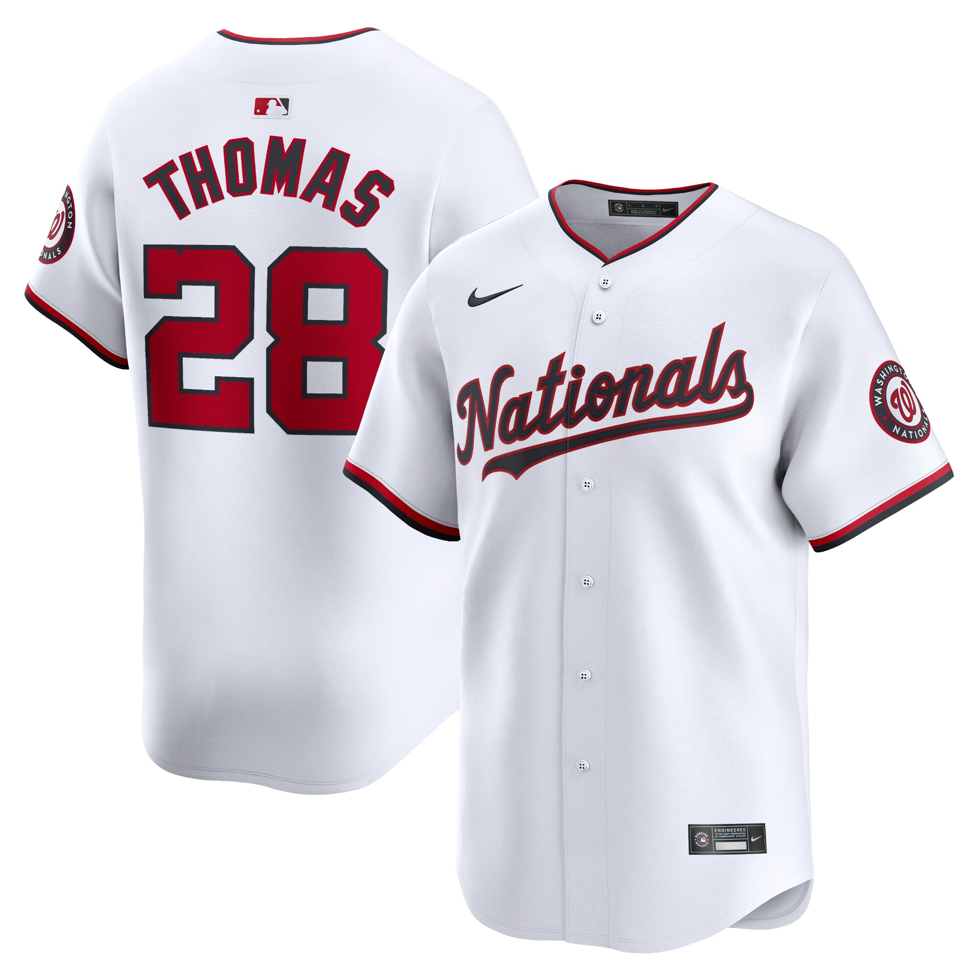 Lane Thomas Washington Nationals Home Limited Player Jersey - White