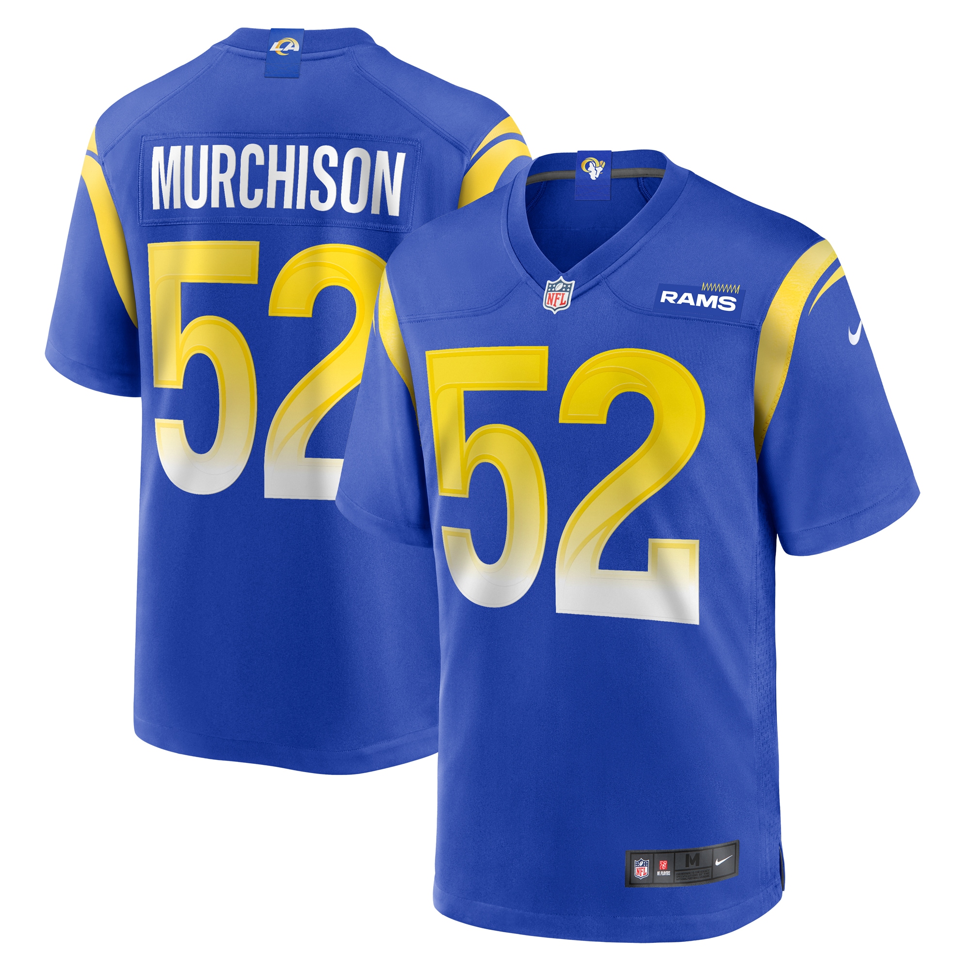 Larrell Murchison Los Angeles Rams Team Game Jersey - Royal