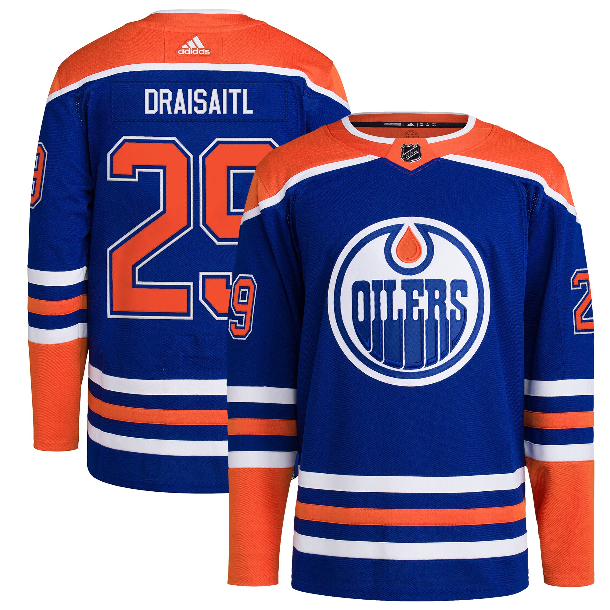 Leon Draisaitl Edmonton Oilers adidas Home Primegreen Authentic Player Jersey - Royal