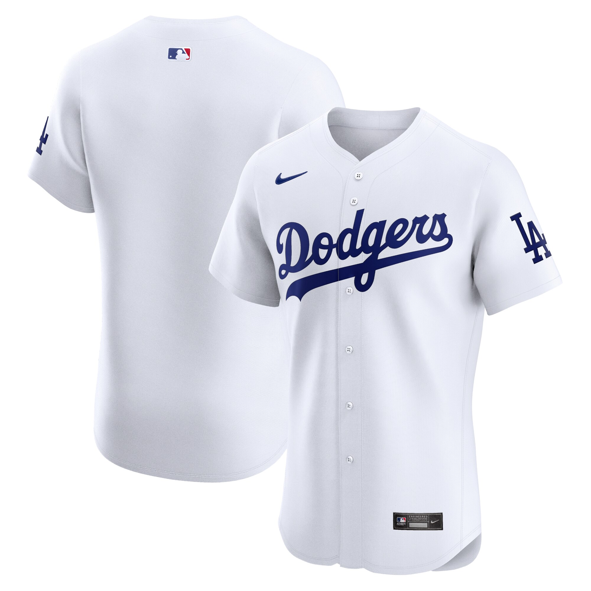 Los Angeles Dodgers Home Elite Jersey - White