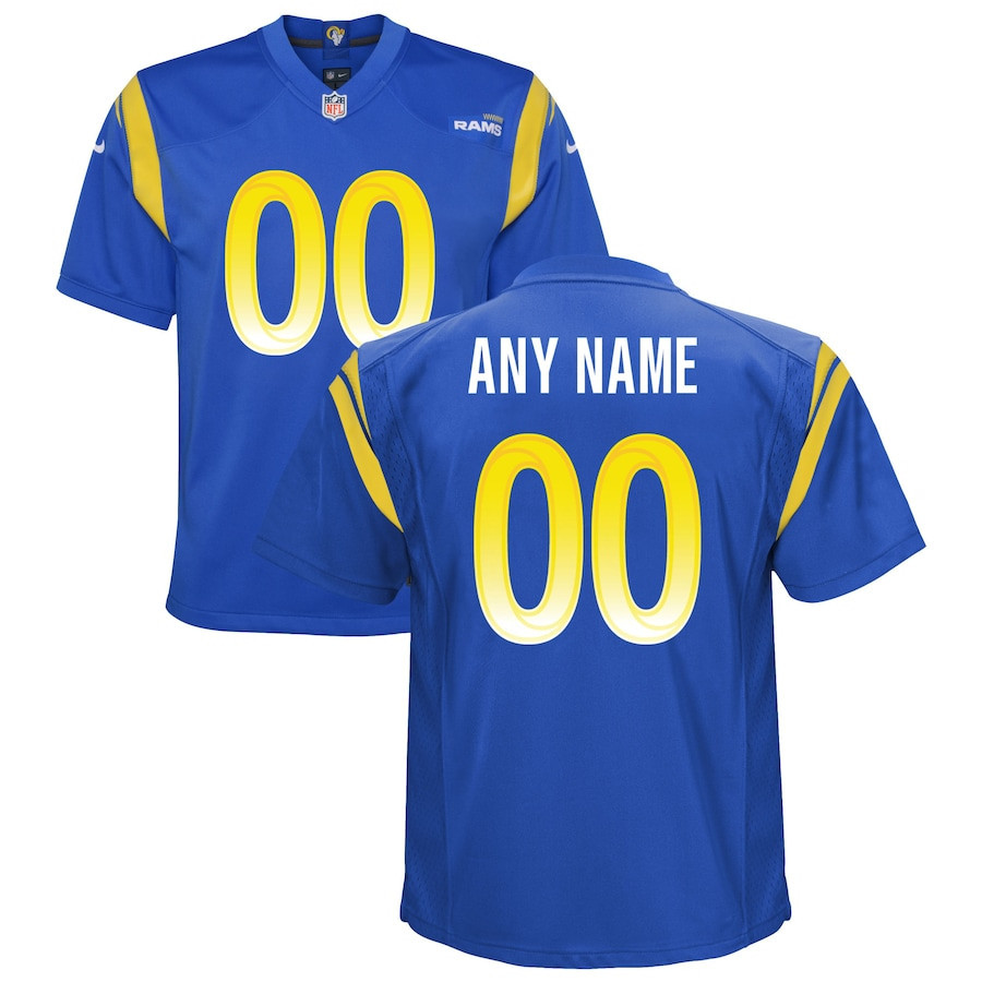 Los Angeles Rams YOUTH Custom Game Jersey - Royal