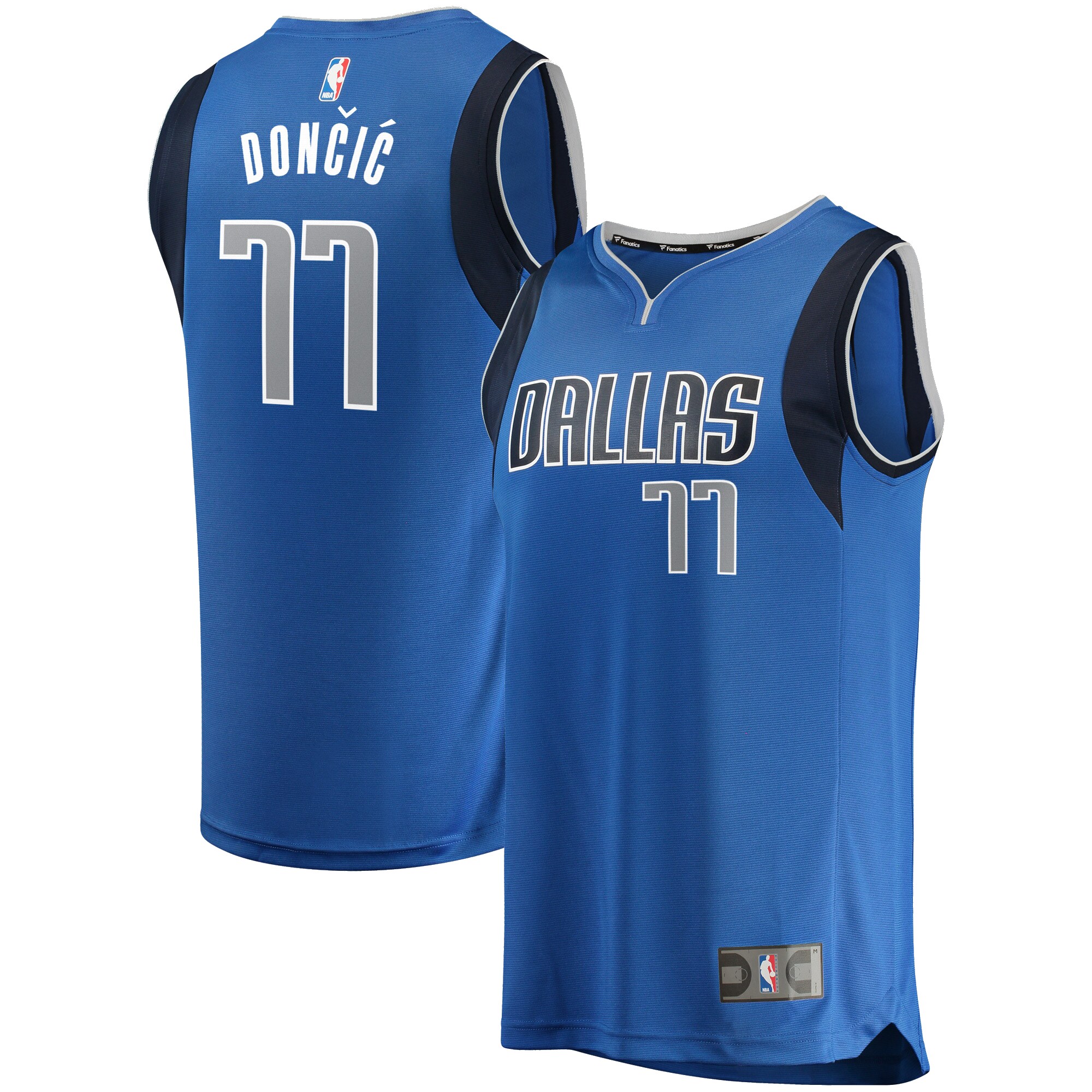 Luka Doncic Dallas Mavericks Fanatics Big & Tall Fast Break Player Jersey - Blue - Icon Edition