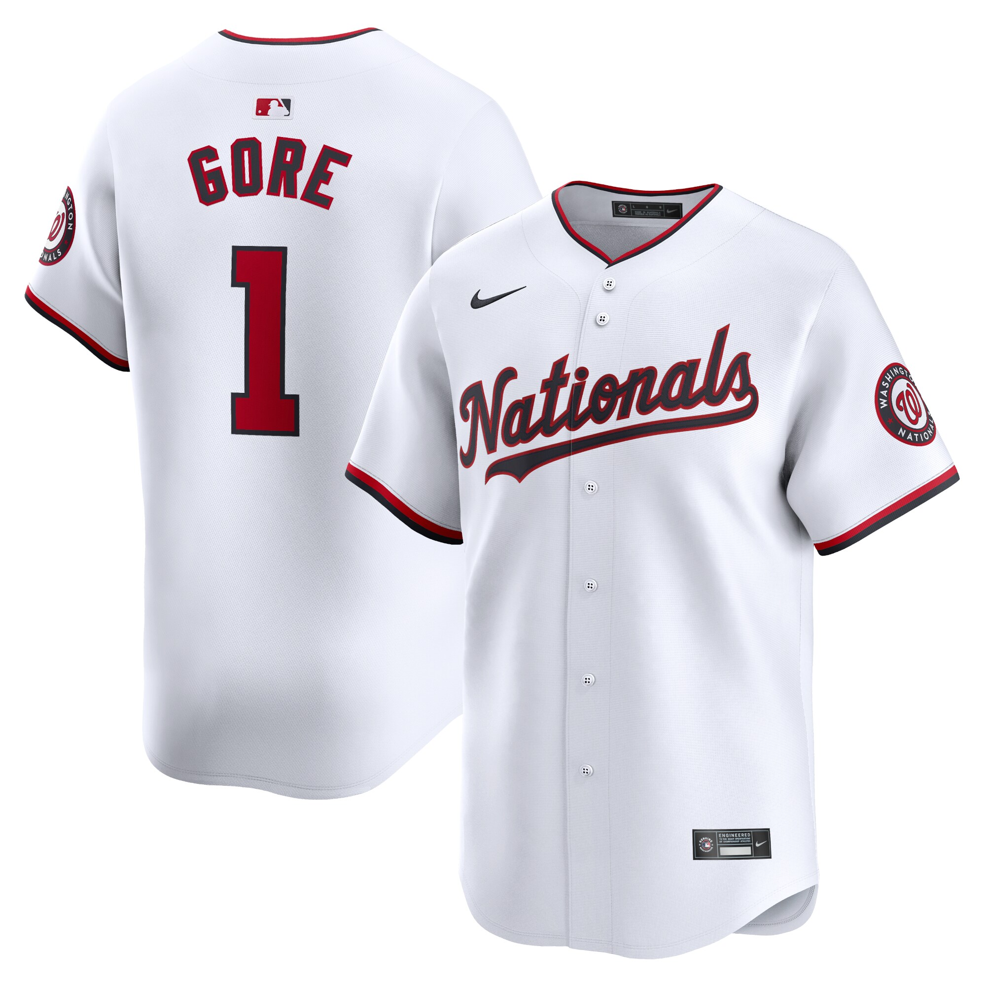 MacKenzie Gore Washington Nationals Home Limited Player Jersey - White