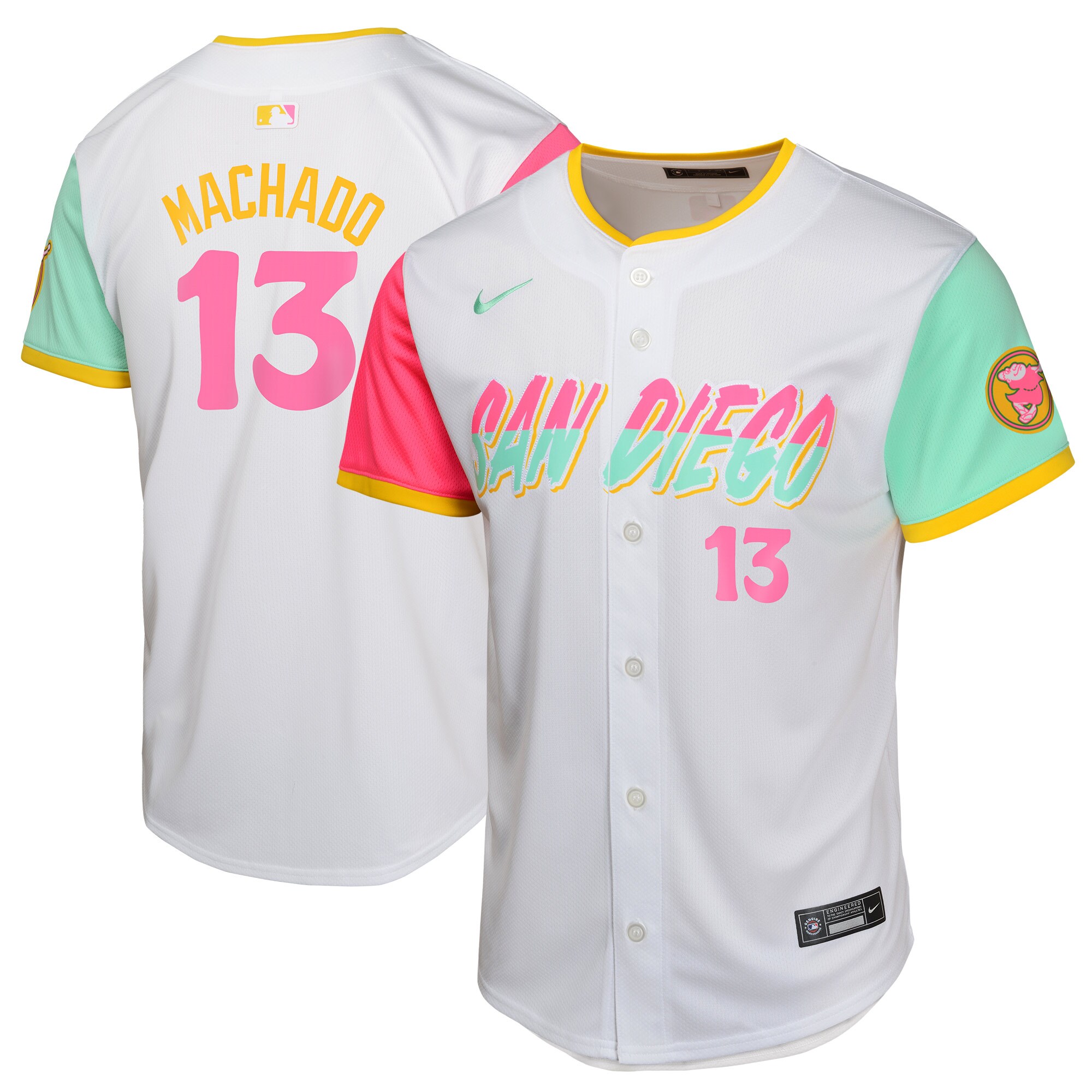 Manny Machado San Diego Padres Youth City Connect Limited Player Jersey - White