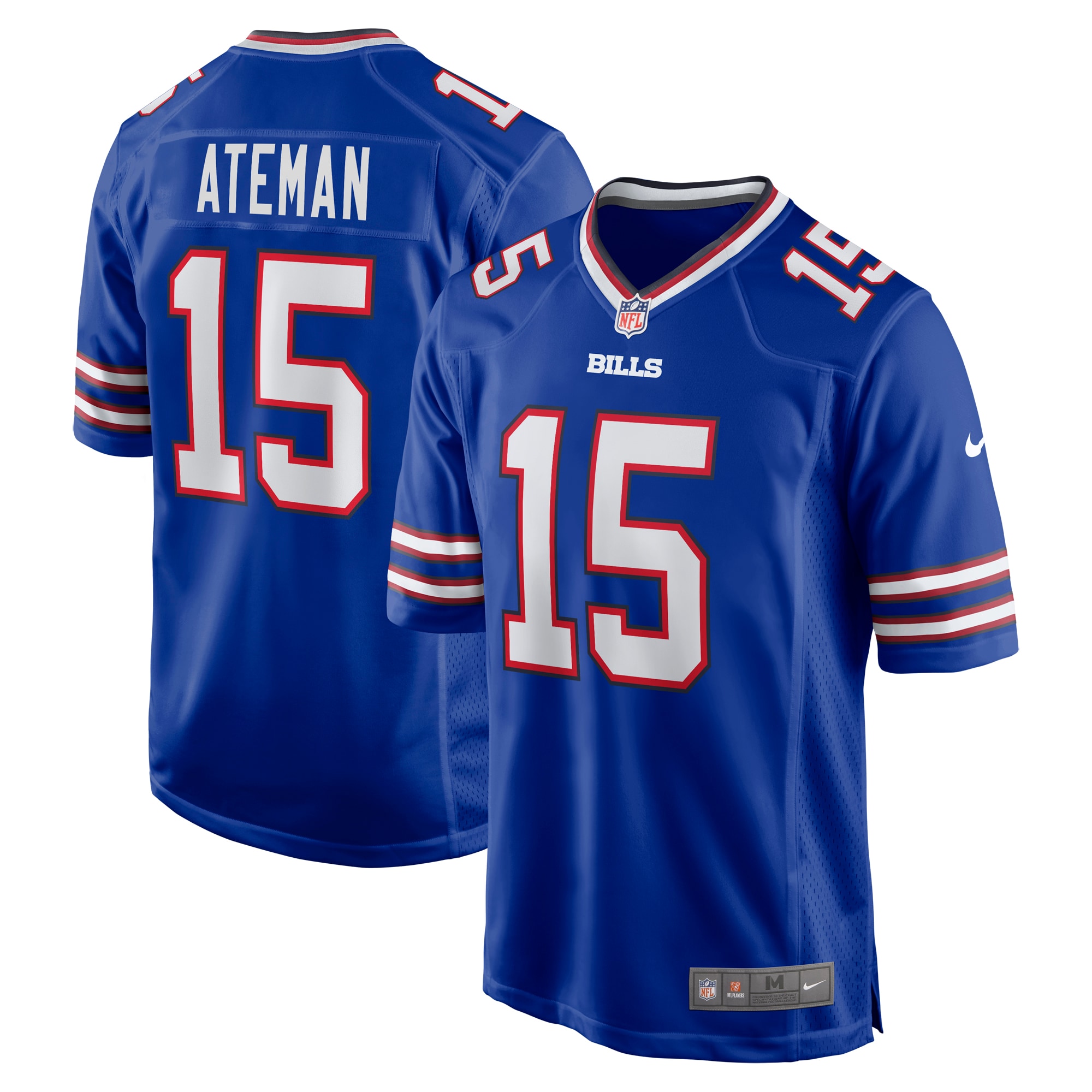 Marcell Ateman Buffalo Bills Team Game Jersey - Royal