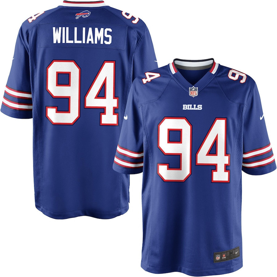Mario Williams 94 Buffalo Bills YOUTH Team Color Game Jersey