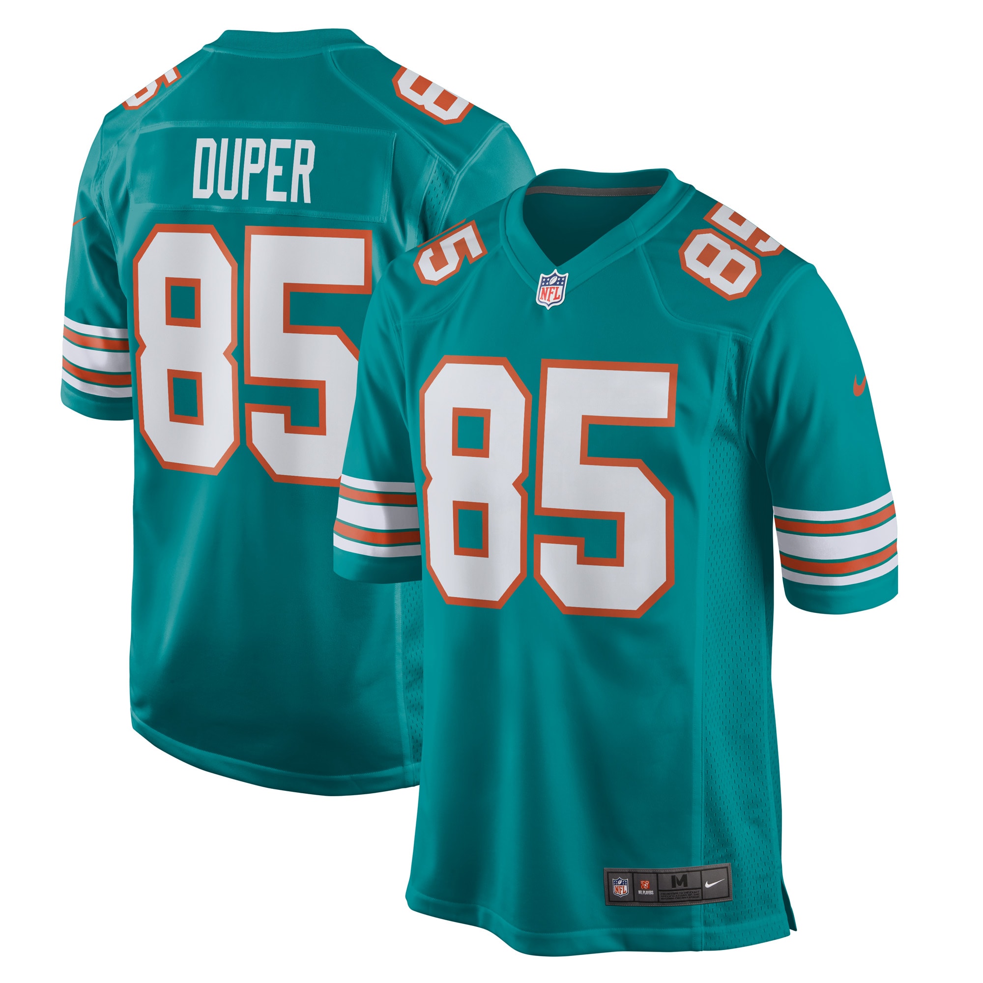 Mark Duper Miami Dolphins Retired Player Jersey - Aqua