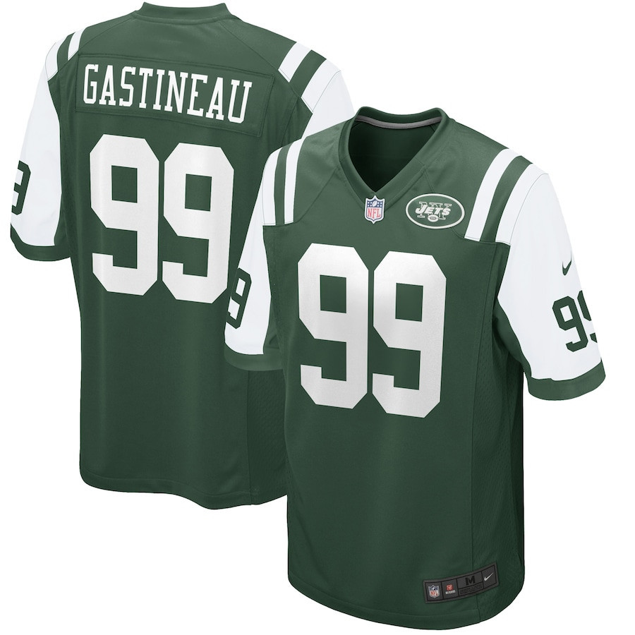Mark Gastineau 99 New York Jets Men Retired Game Jersey - Green