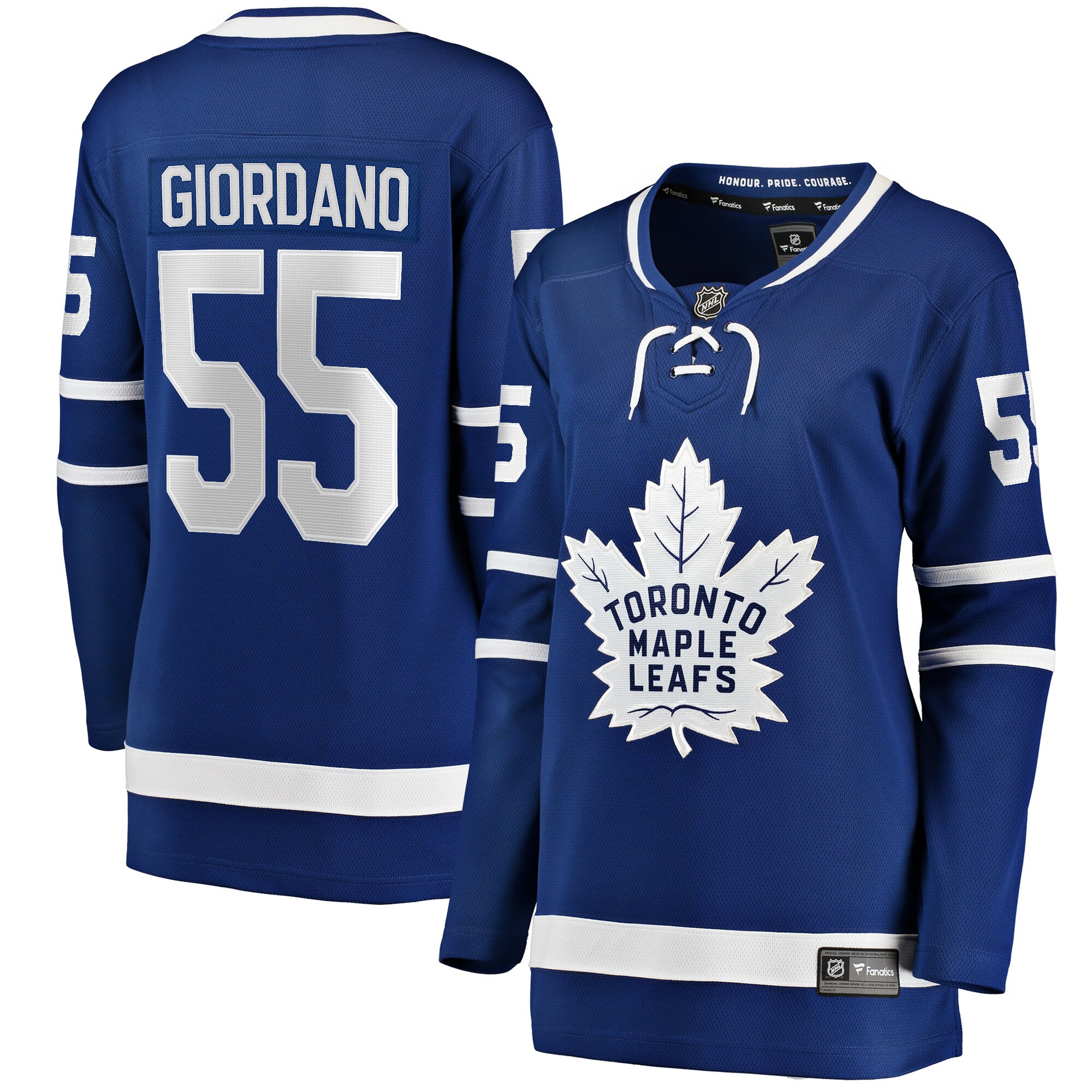 Mark Giordano Toronto Maple Leafs Women's Fanatics Home Breakaway Player Jersey - Blue