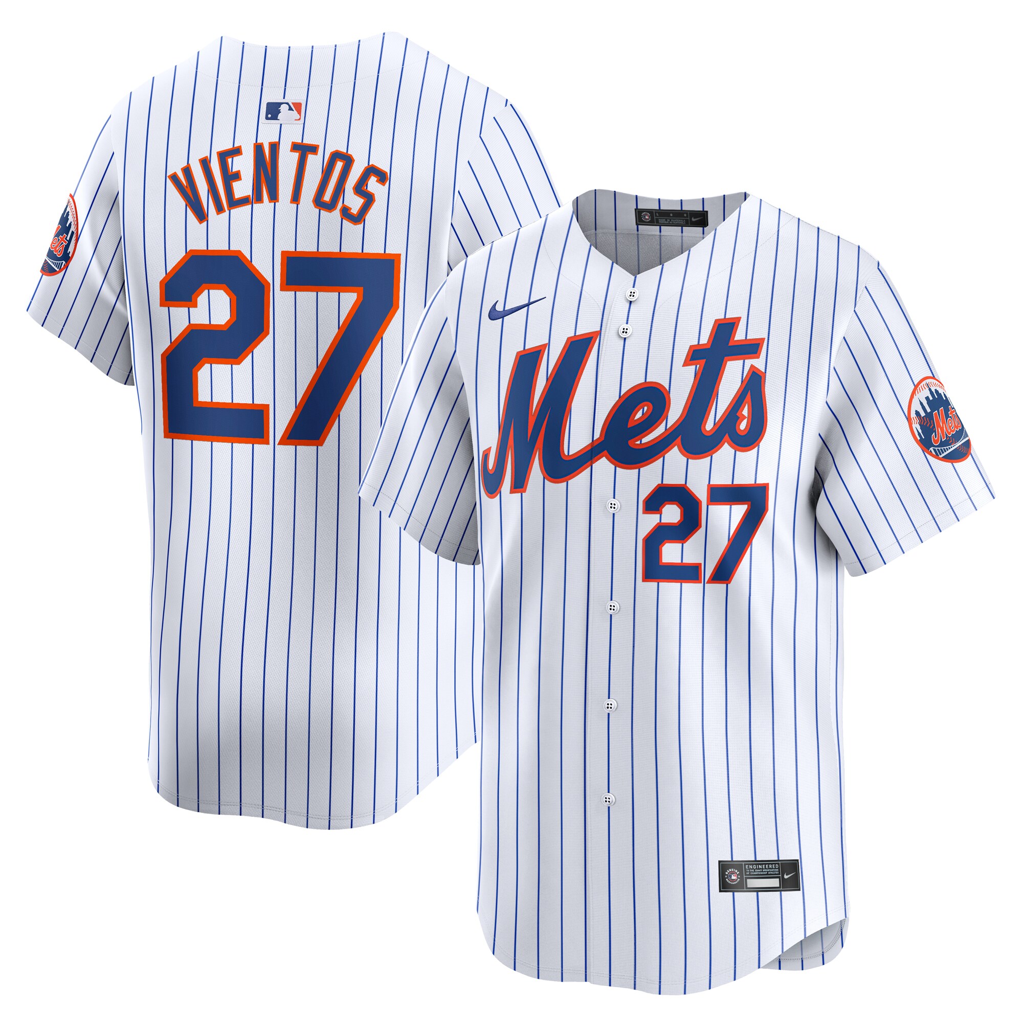 Mark Vientos New York Mets Home Limited Player Jersey - White