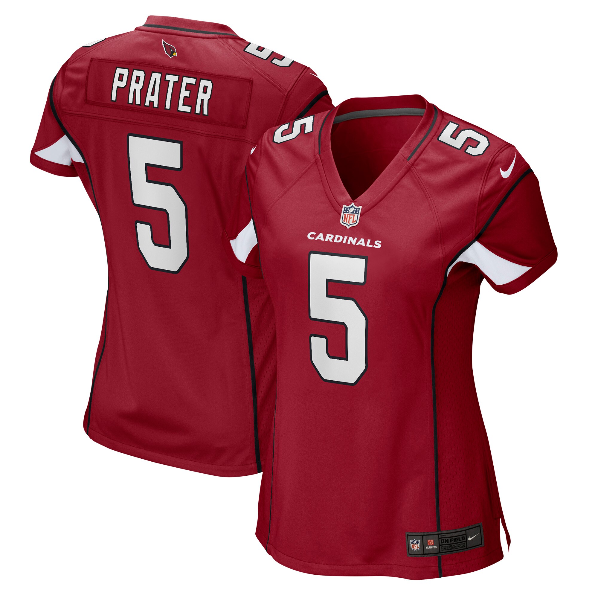 Matt Prater Arizona Cardinals Women's Game Jersey - Cardinal