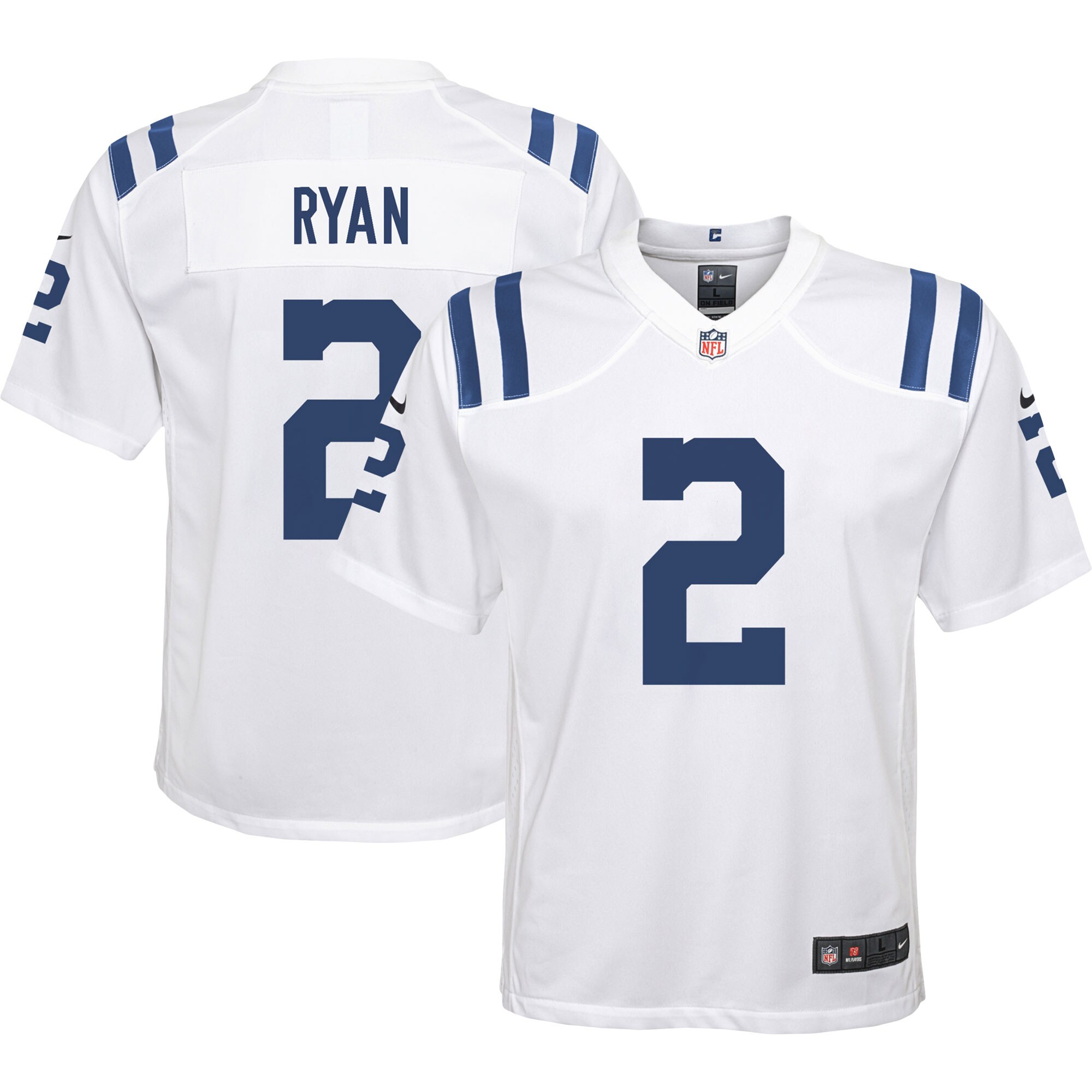 Matt Ryan Indianapolis Colts Youth Away Game Jersey - White