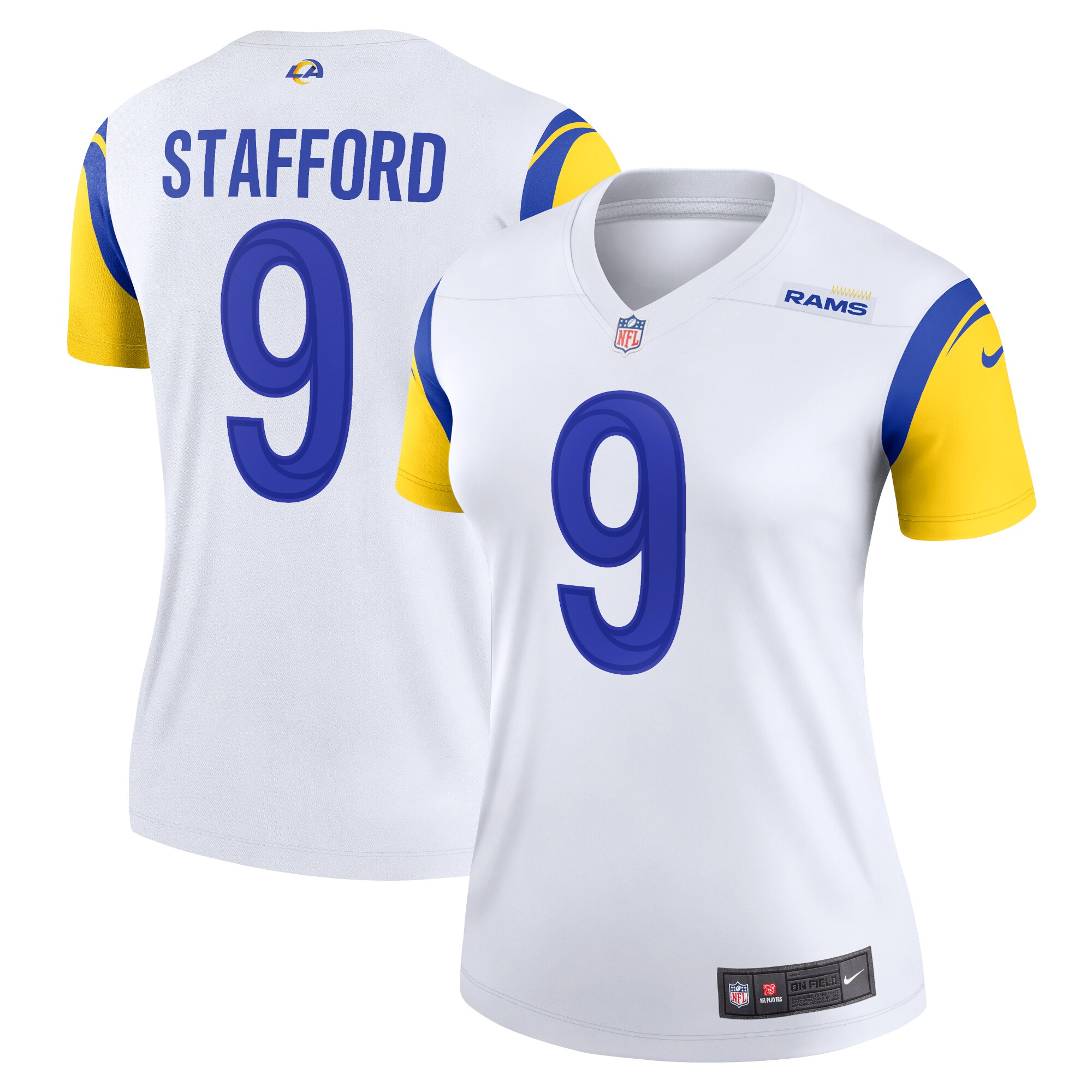 Matthew Stafford Los Angeles Rams Women's Legend Jersey - White