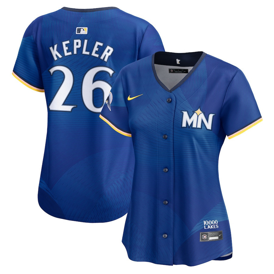 Max Kepler 26 Minnesota Twins 2024 City Connect Limited Women Jersey - Royal