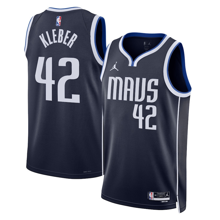 Maximillian Kleber 42 Dallas Mavericks Unisex Swingman Jersey - Statement Edition - Navy