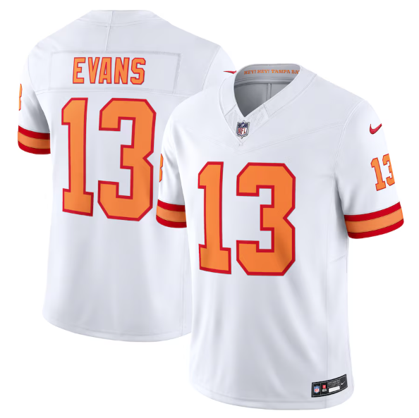 Men's Youth women's '76 Tampa Bay Buccaneers Mike Evans White Vapor F.U.S.E. Player Limited Jersey