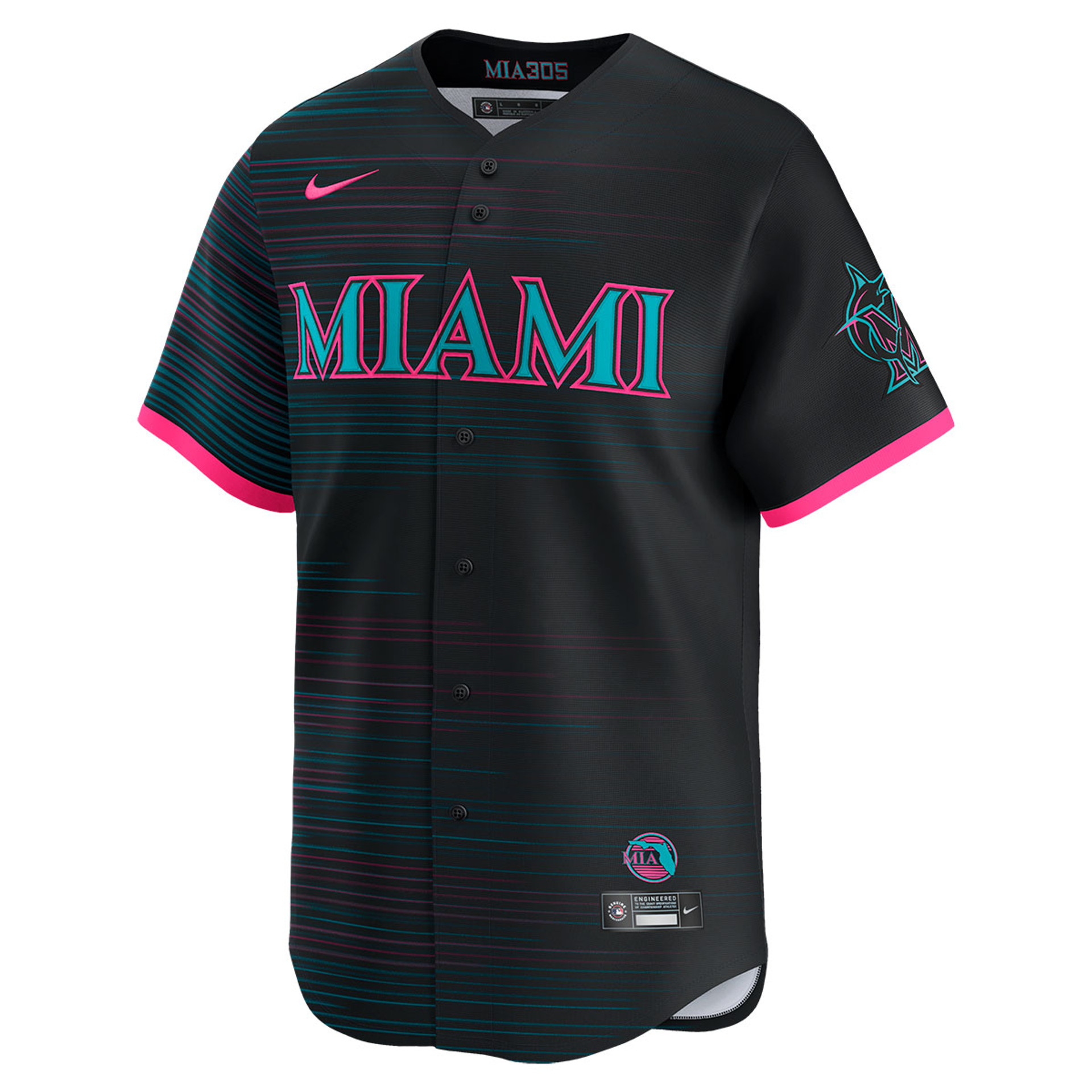 Miami Marlins City Connect 2.0 Limited Blank Jersey