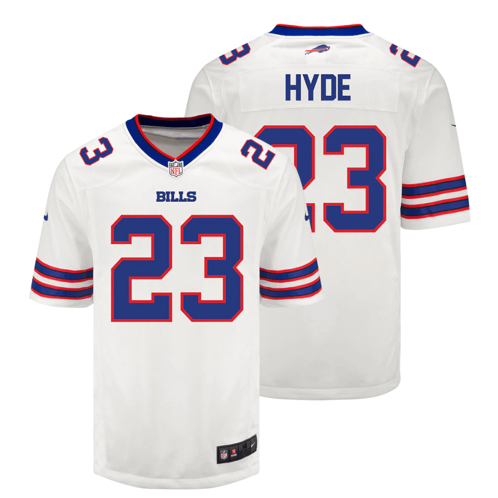 Micah Hyde 23 Buffalo Bills Men Away Game Jersey - White