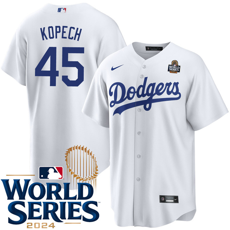 Michael Kopech Los Angeles Dodgers Home World Series Jersey
