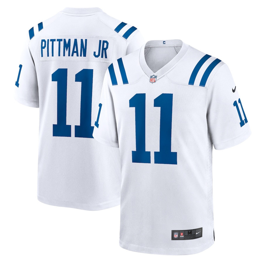 Michael Pittman Jr. 11 Indianapolis Colts Men Game Jersey - White