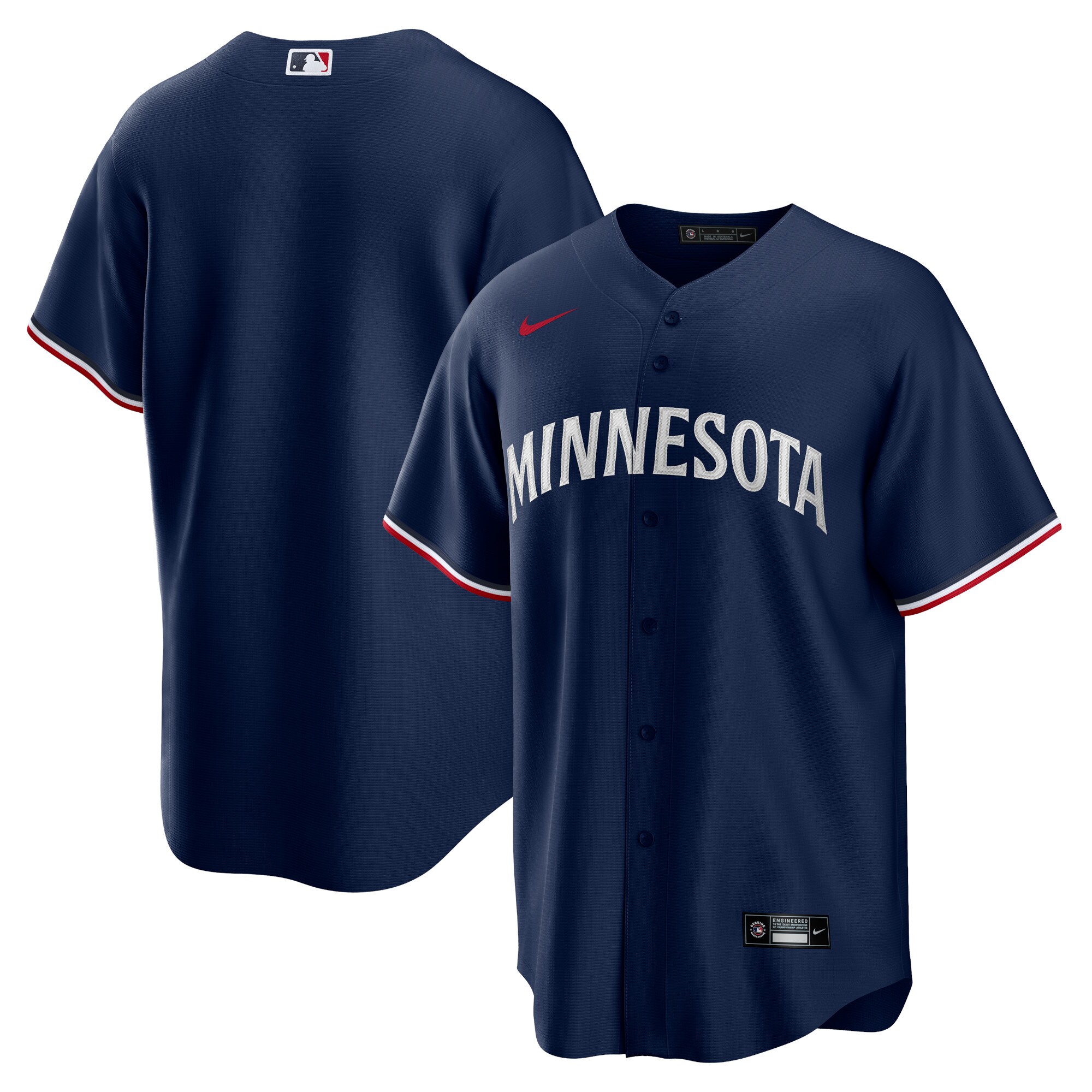 Minnesota Twins Alternate Replica Team Logo Jersey - Navy