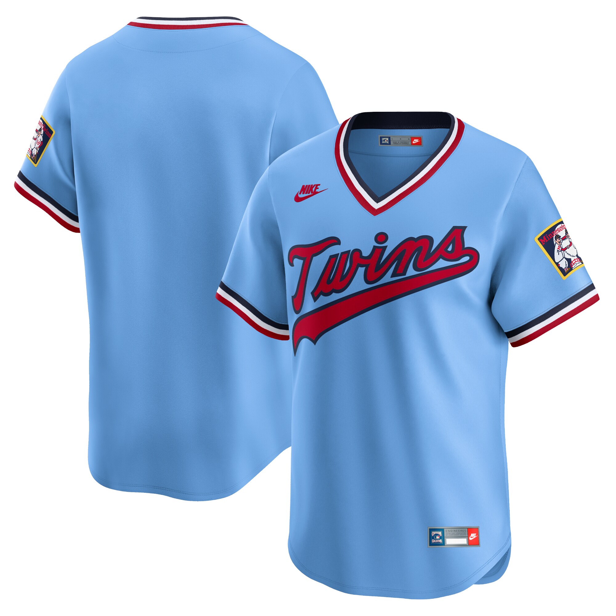 Minnesota Twins Cooperstown Collection Limited Jersey - Light Blue