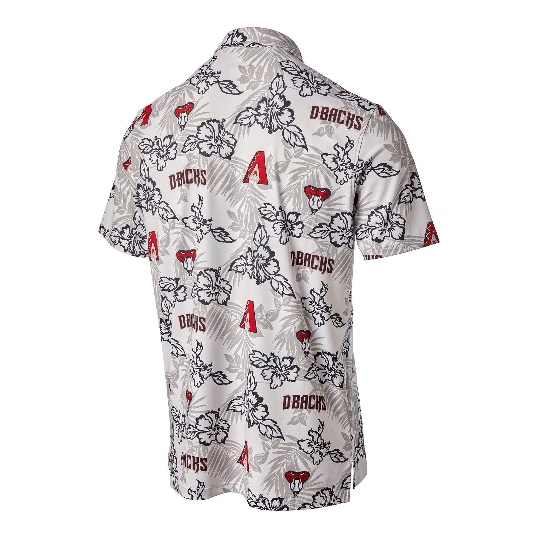 MLB Arizona Diamondbacks Reyn Spooner Floral Polo - White - Image 3