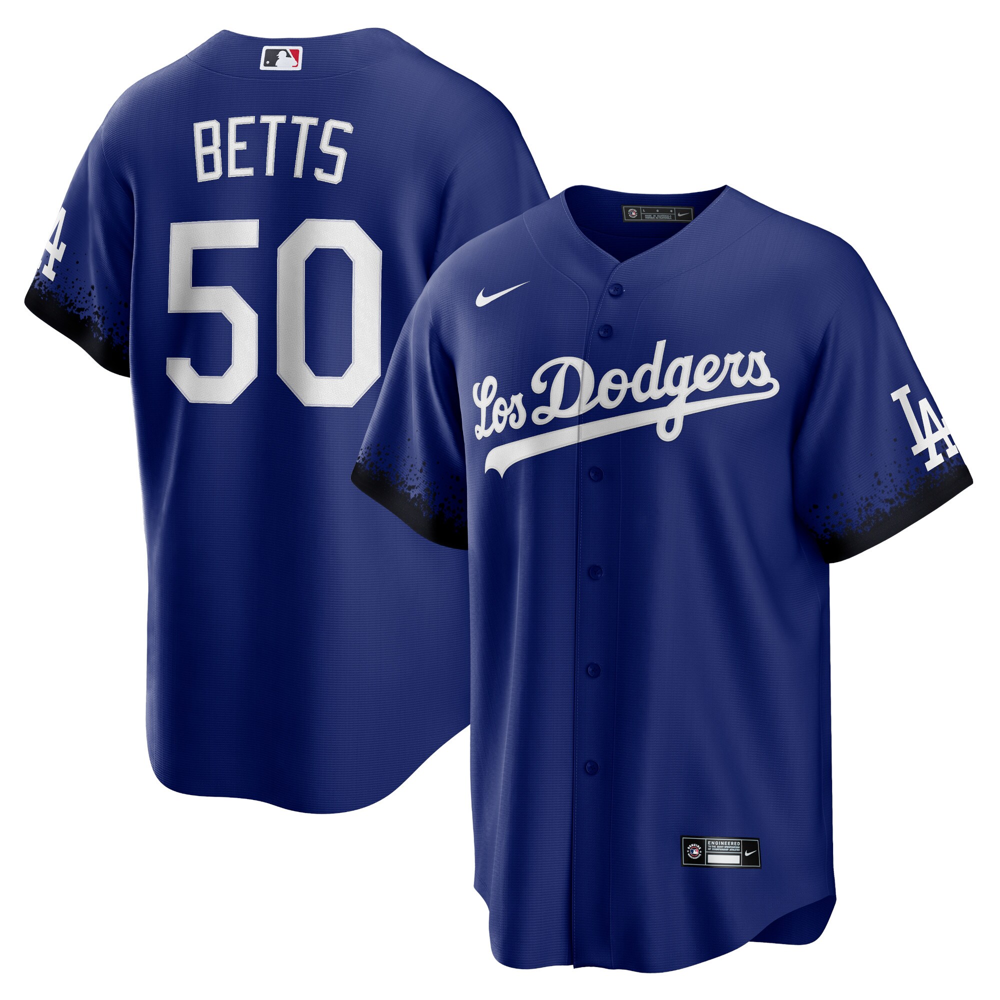 Mookie Betts Los Angeles Dodgers City Connect Replica Player Jersey - Royal
