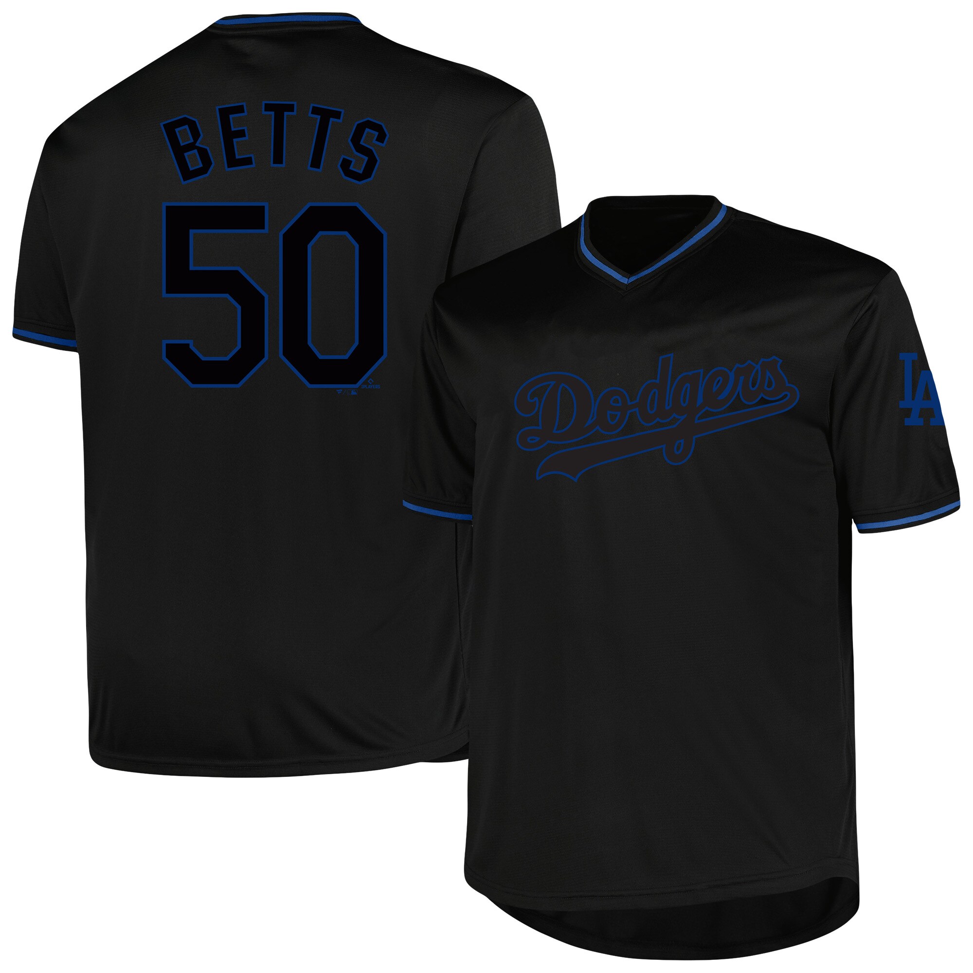 Mookie Betts Los Angeles Dodgers Profile Big & Tall Pop Fashion Player Jersey - Black