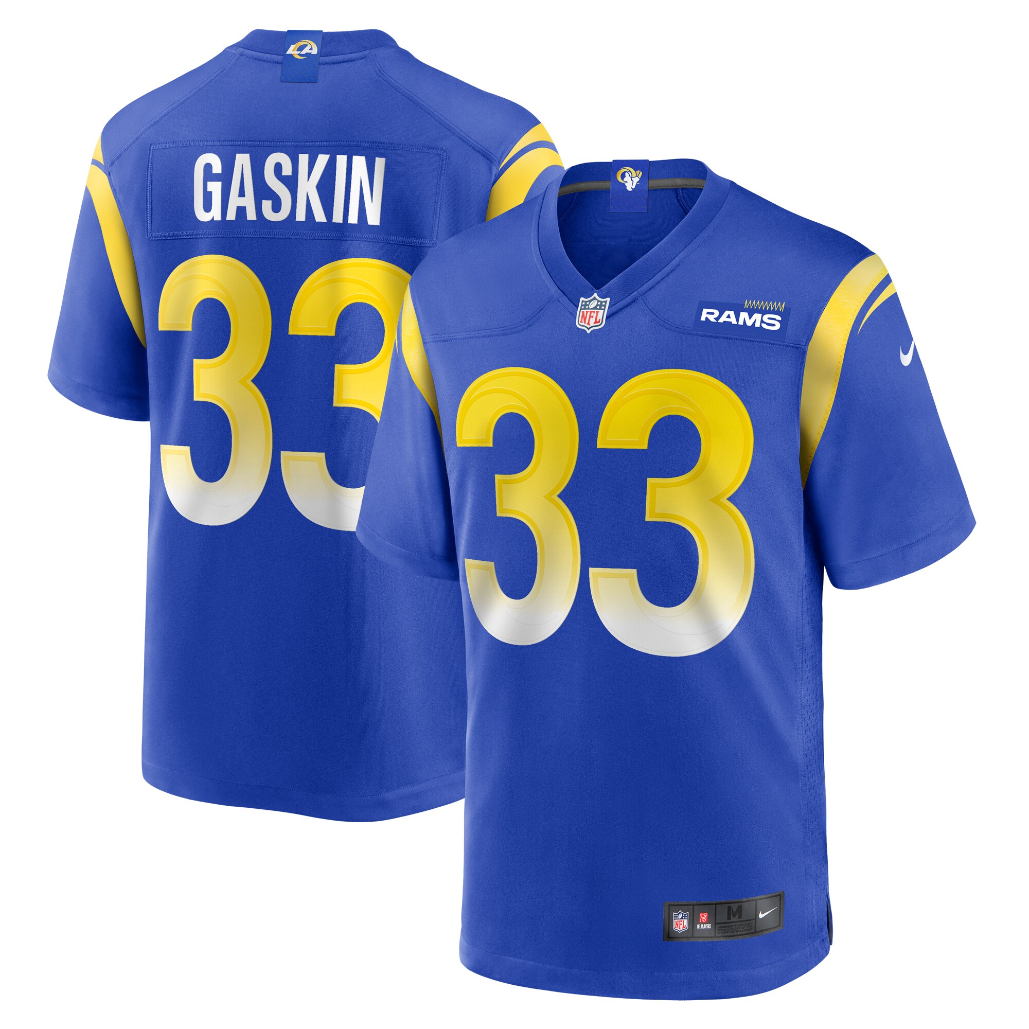 Myles Gaskin Los Angeles Rams Game Jersey - Royal