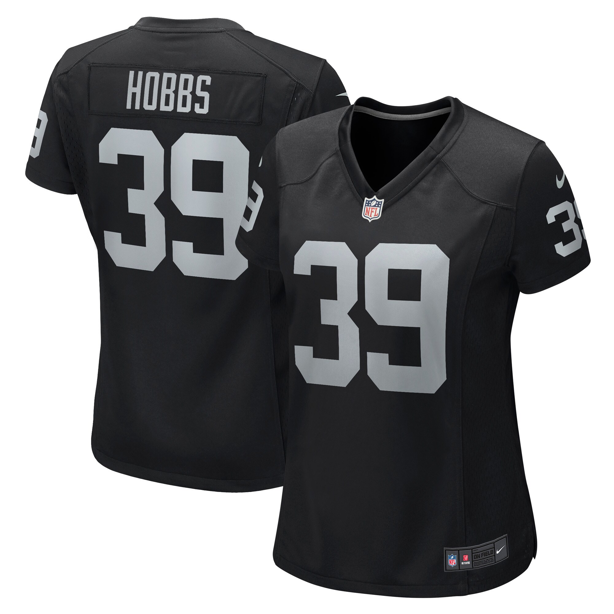 Nate Hobbs Las Vegas Raiders Women's Game Jersey - Black