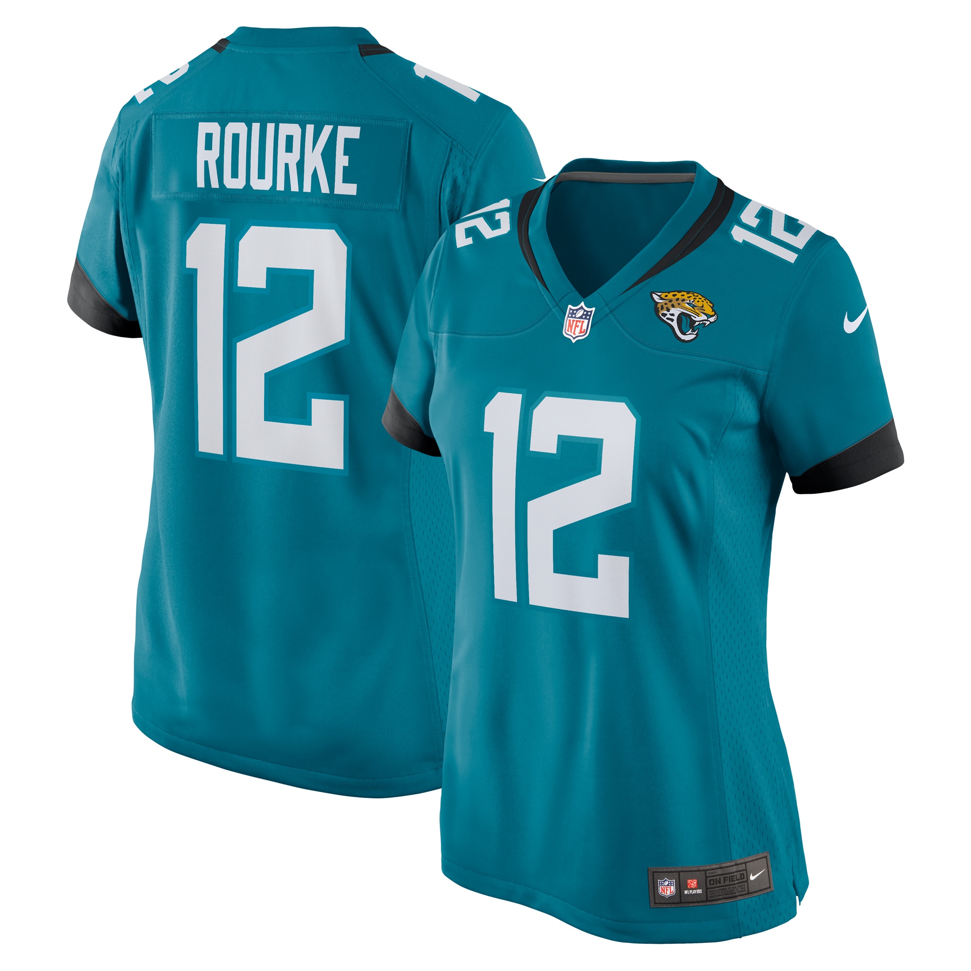 Nathan Rourke Jacksonville Jaguars Women's Team Game Jersey - Teal