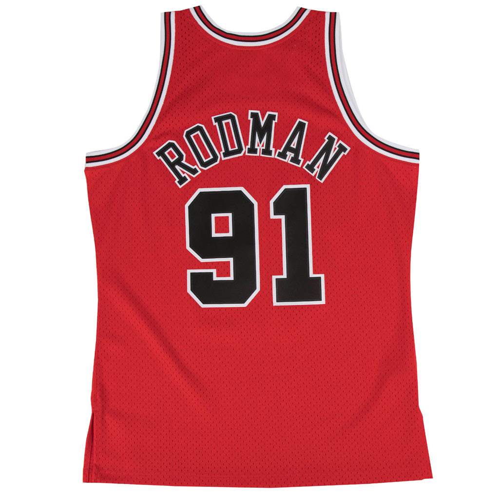 NBA Chicago Bulls Dennis Rodman Mitchell & Ness '97 Retro Swingman Jersey - Image 2