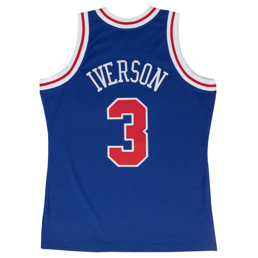 NBA Philadelphia 76ers Allen Iverson Mitchell & Ness Retro Swingman Jersey - Image 2