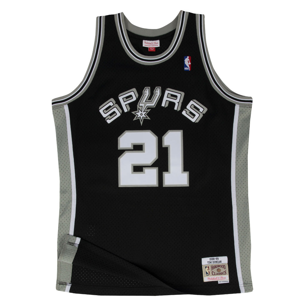 NBA San Antonio Spurs Tim Duncan Mitchell & Ness '98 Retro Swingman Jersey