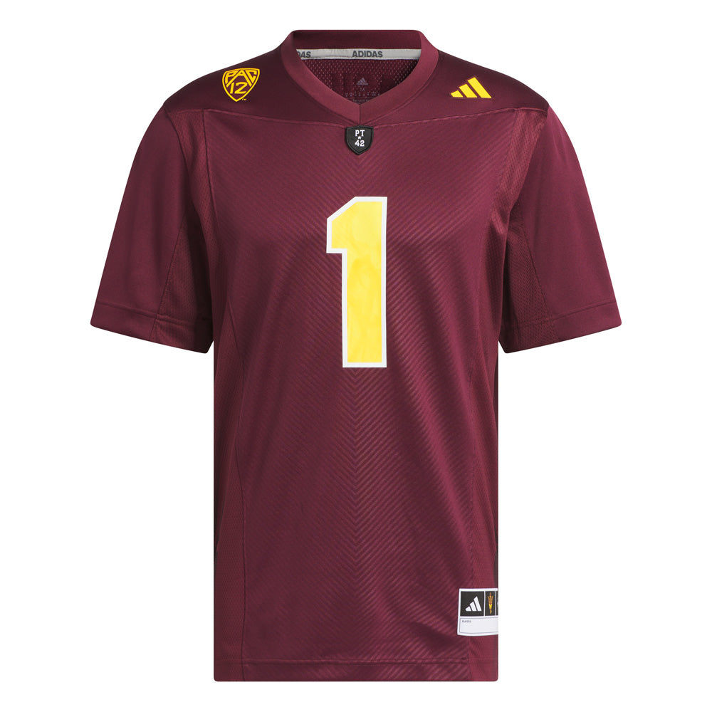 NCAA Arizona State Sun Devils adidas 2023 Premier Football Jersey