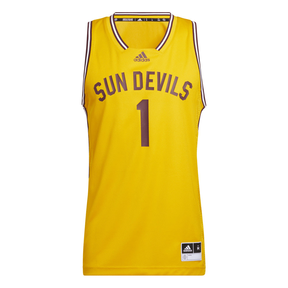 NCAA Arizona State Sun Devils adidas Reverse Retro Basketball Jersey