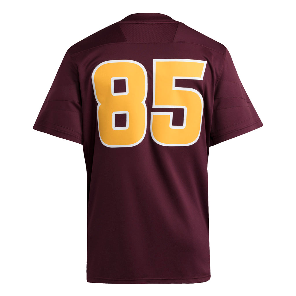 NCAA Arizona State Sun Devils adidas Home Premium Replica Jersey - Maroon - Image 3