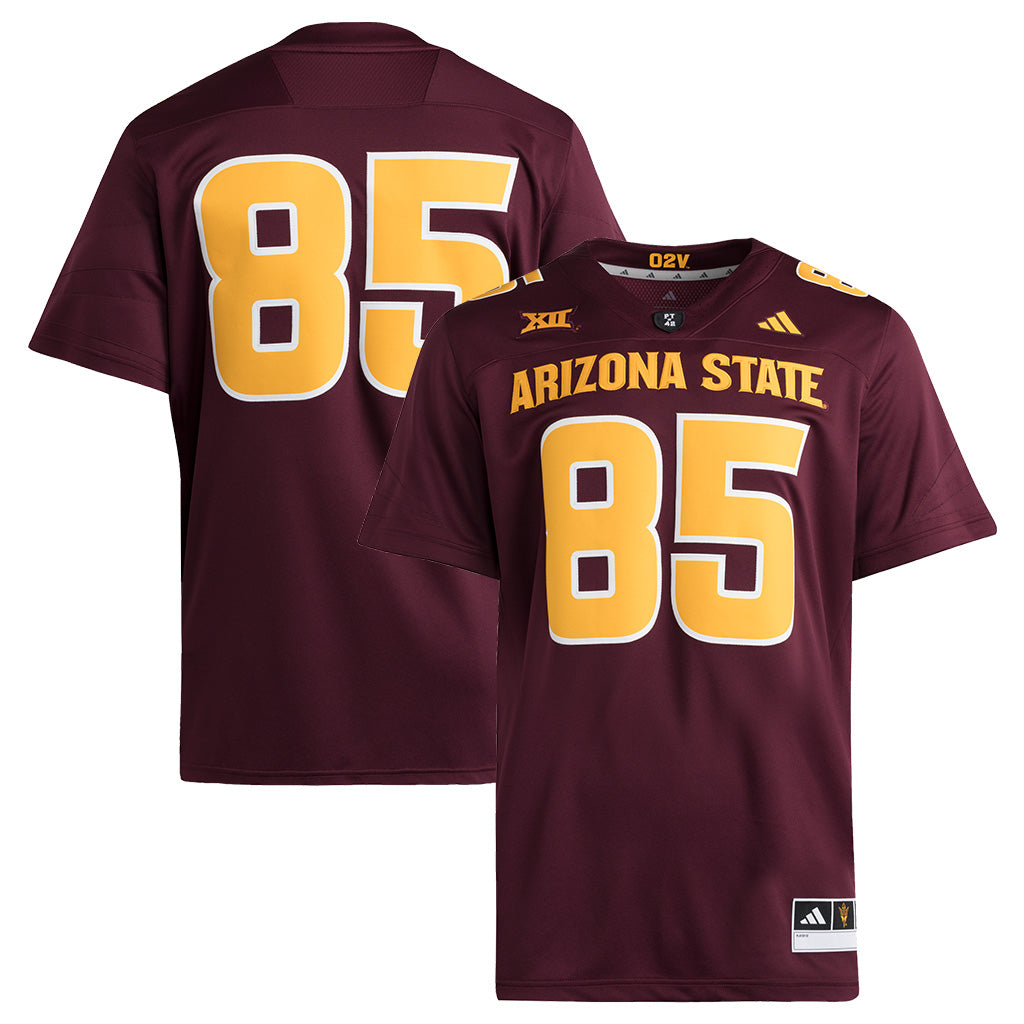 NCAA Arizona State Sun Devils adidas Home Premium Replica Jersey - Maroon