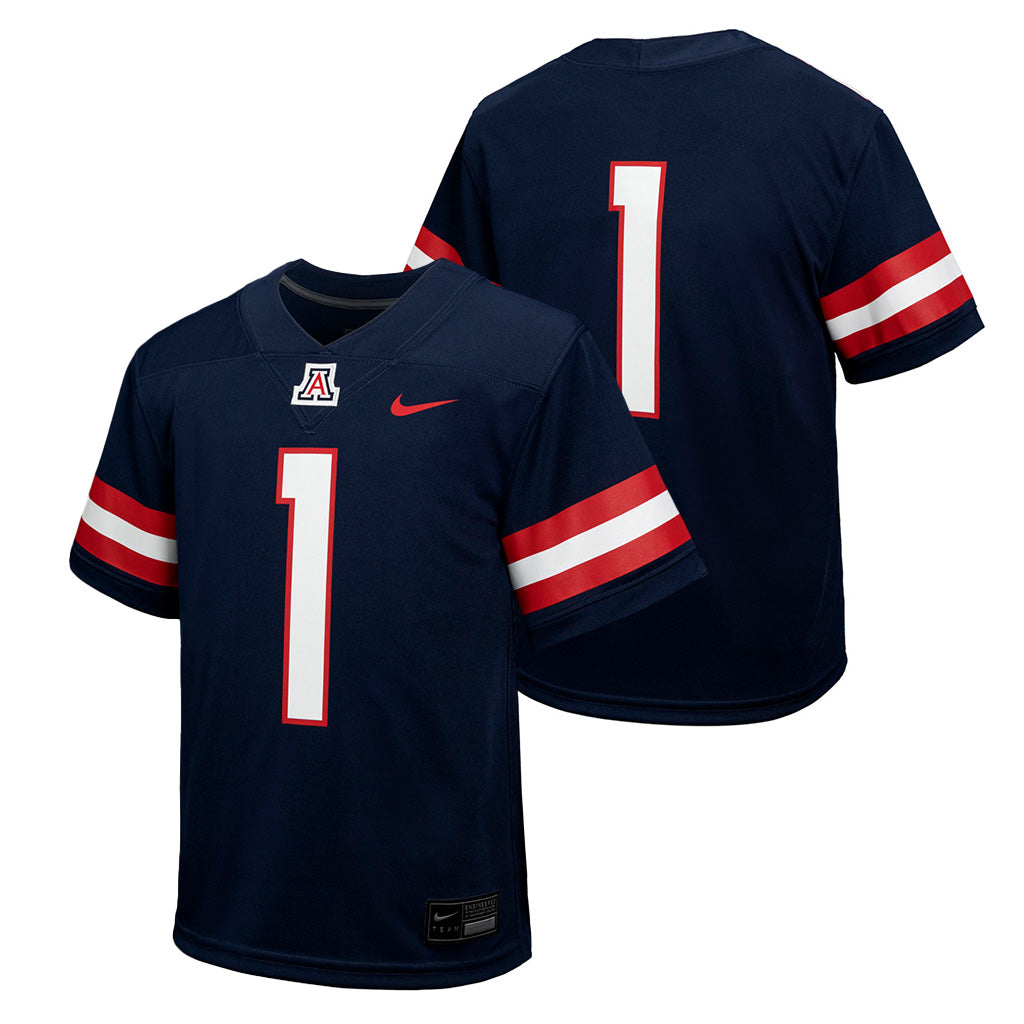 NCAA Arizona Wildcats Youth Nike Replica Football Jersey - Navy