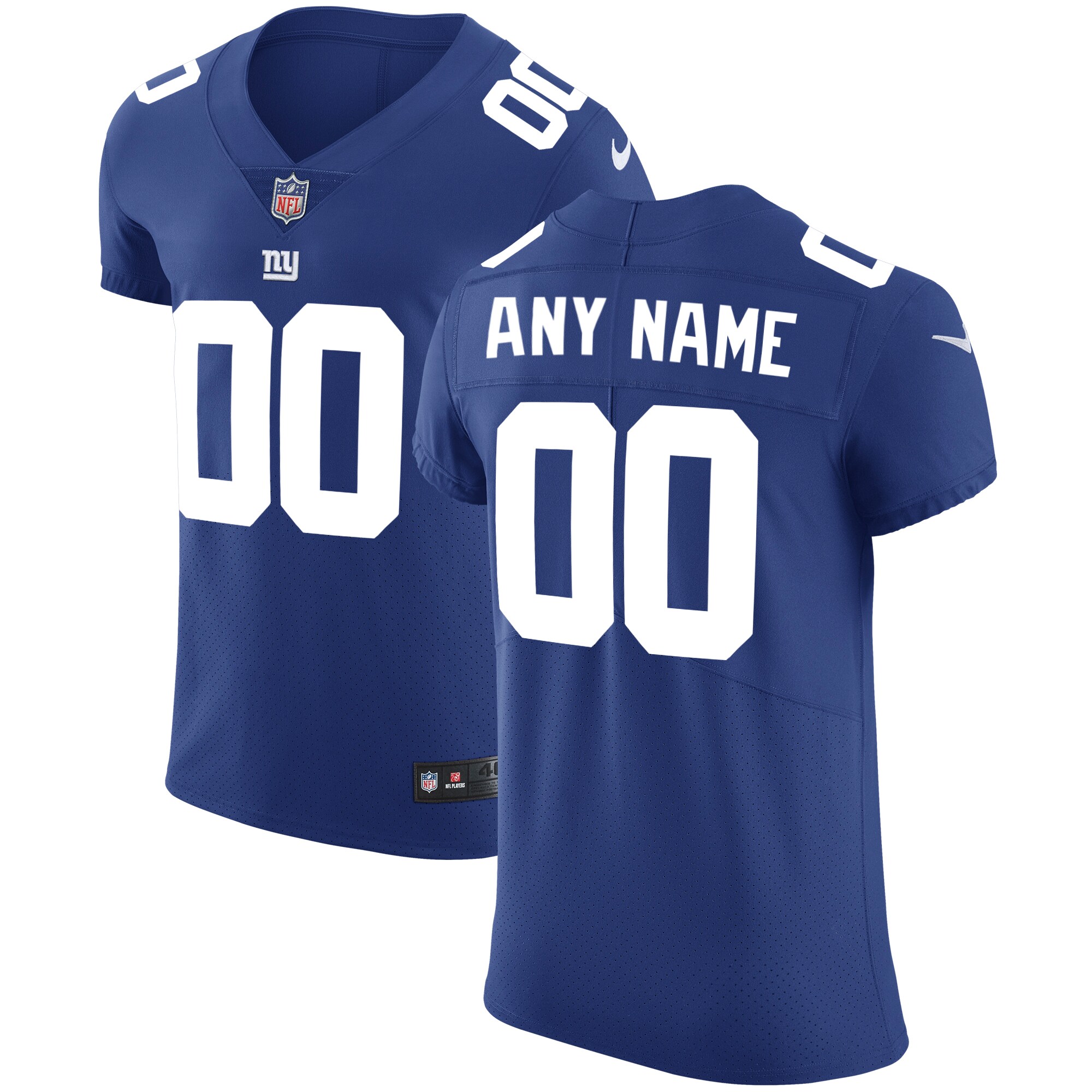 New York Giants Vapor Untouchable Custom Elite Jersey - Royal