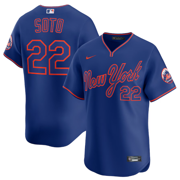 New York Mets Juan Soto Nike Royal Alternate Limited Player Jersey