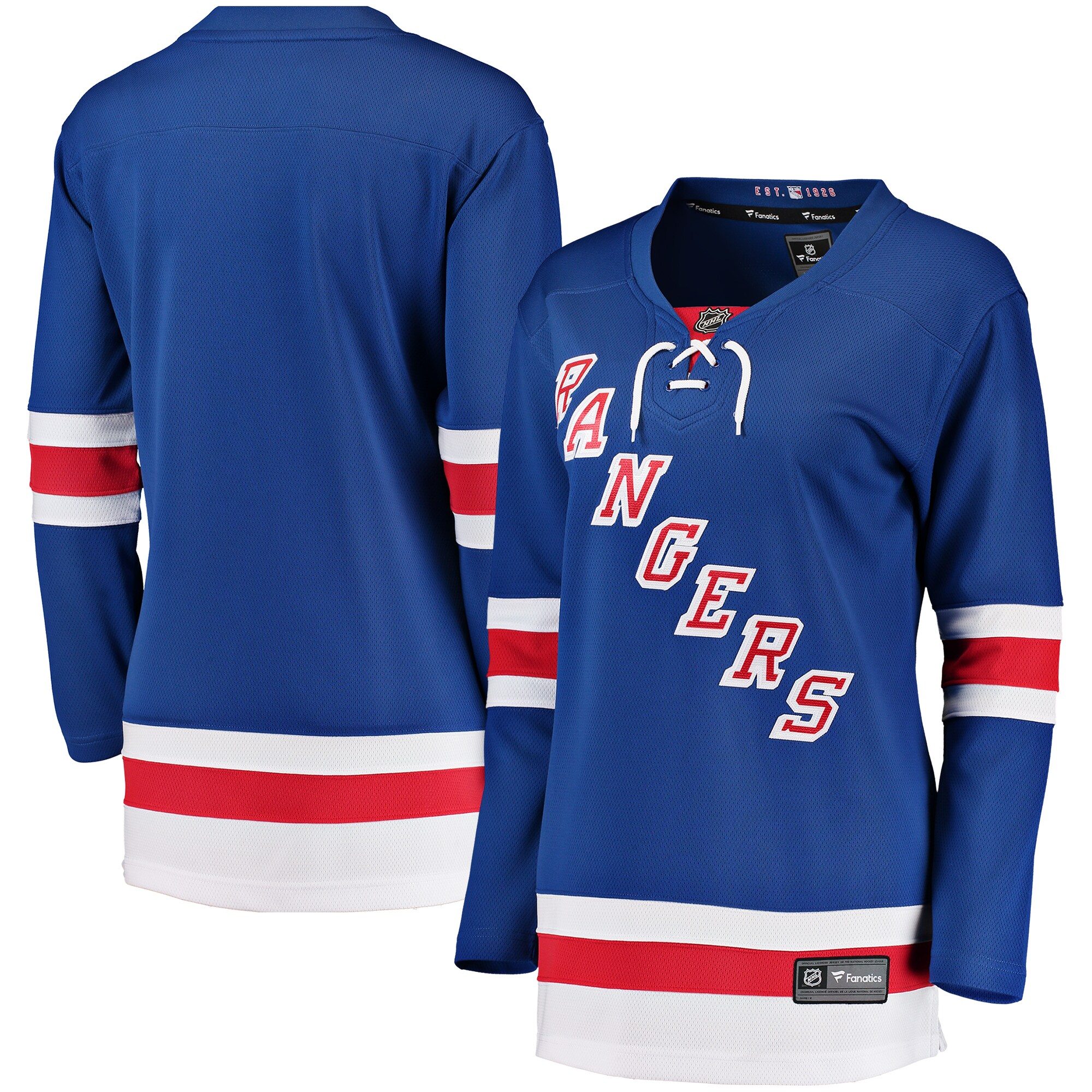 New York Rangers Fanatics Women's Breakaway Home Jersey - Blue