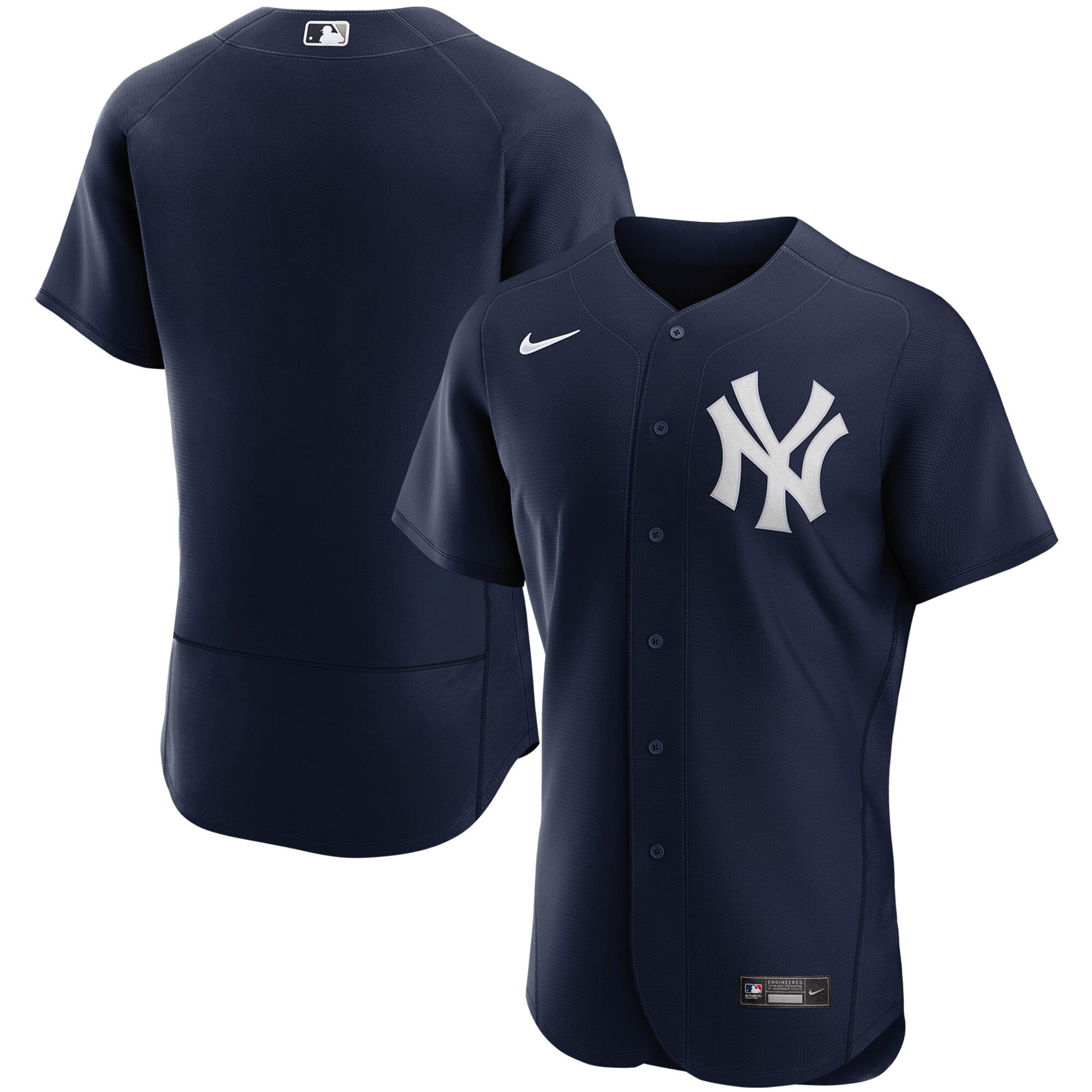 New York Yankees Alternate Authentic Team Jersey - Navy