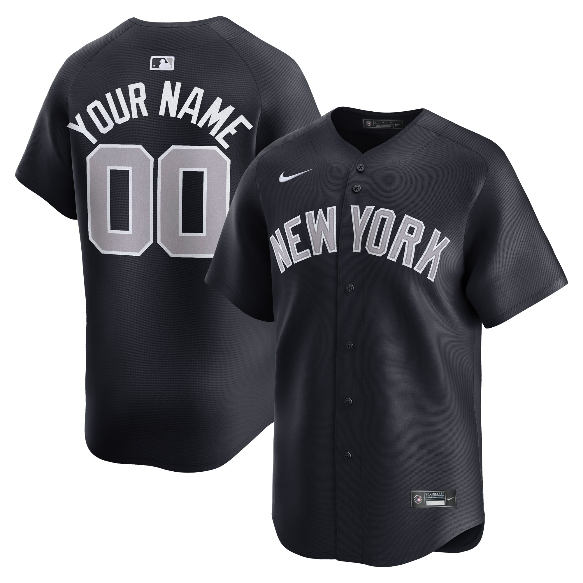 New York Yankees Alternate Limited Custom Jersey\u00c2\u00a0\u00e2\u20ac\u201c Navy